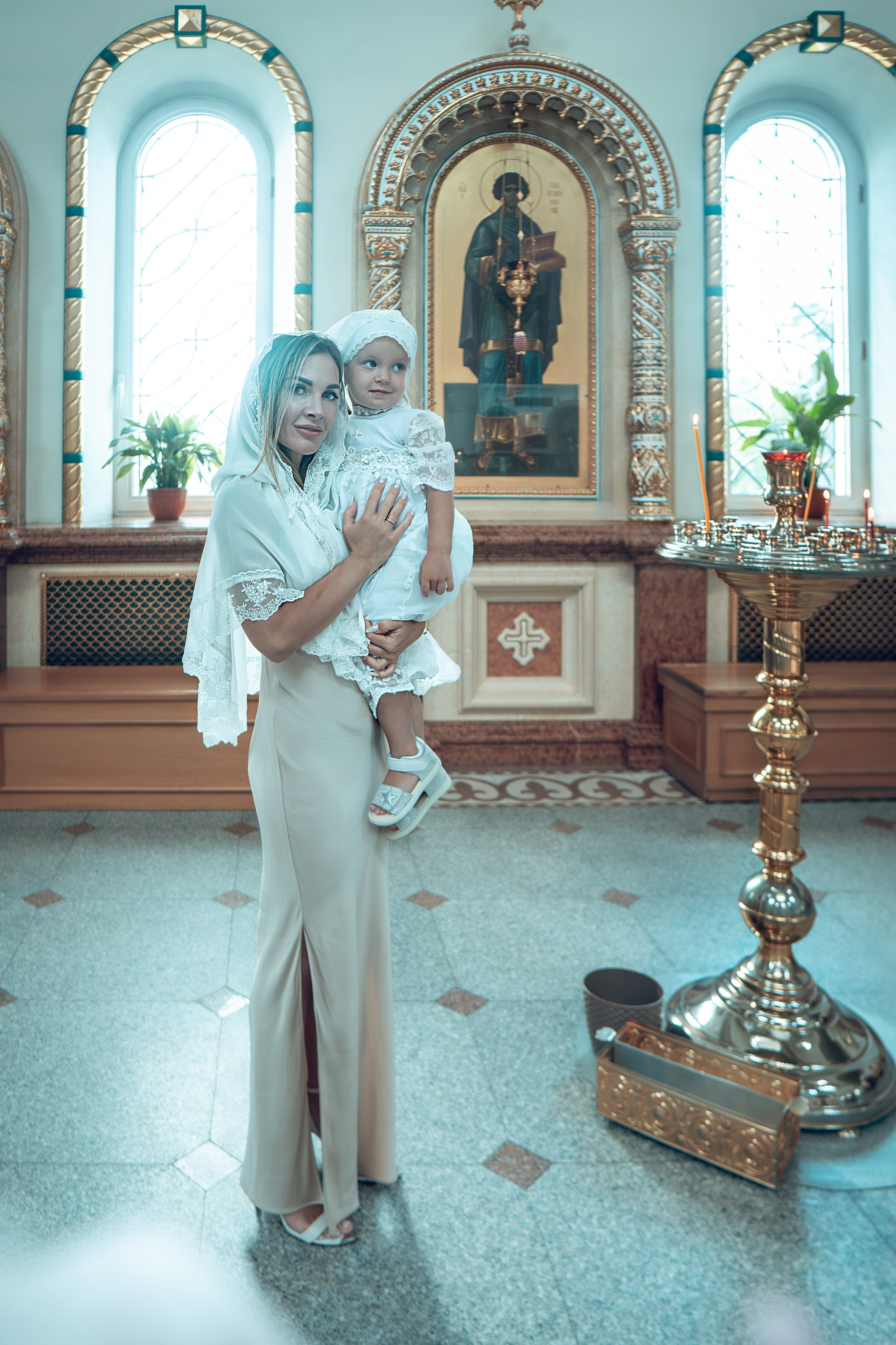 Таинство Крещения Евы и Софии