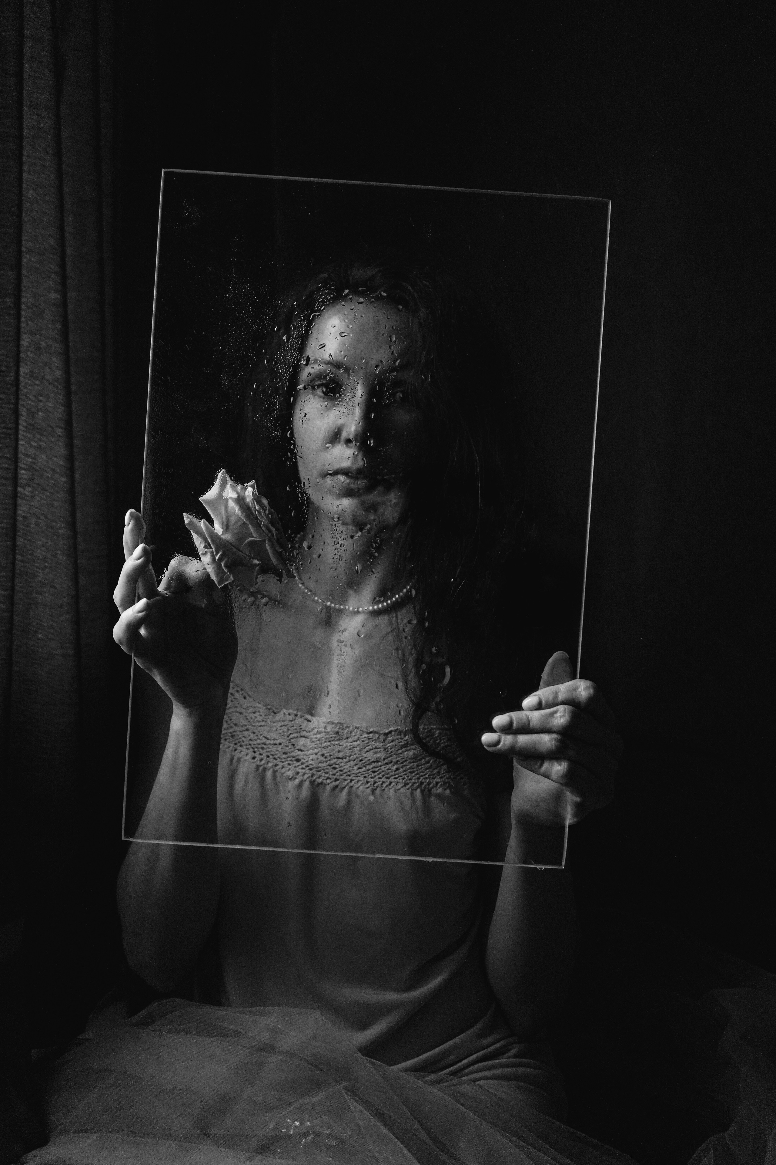 Женский портрет ЧБ. Фотограф в Сочи Марина Барс