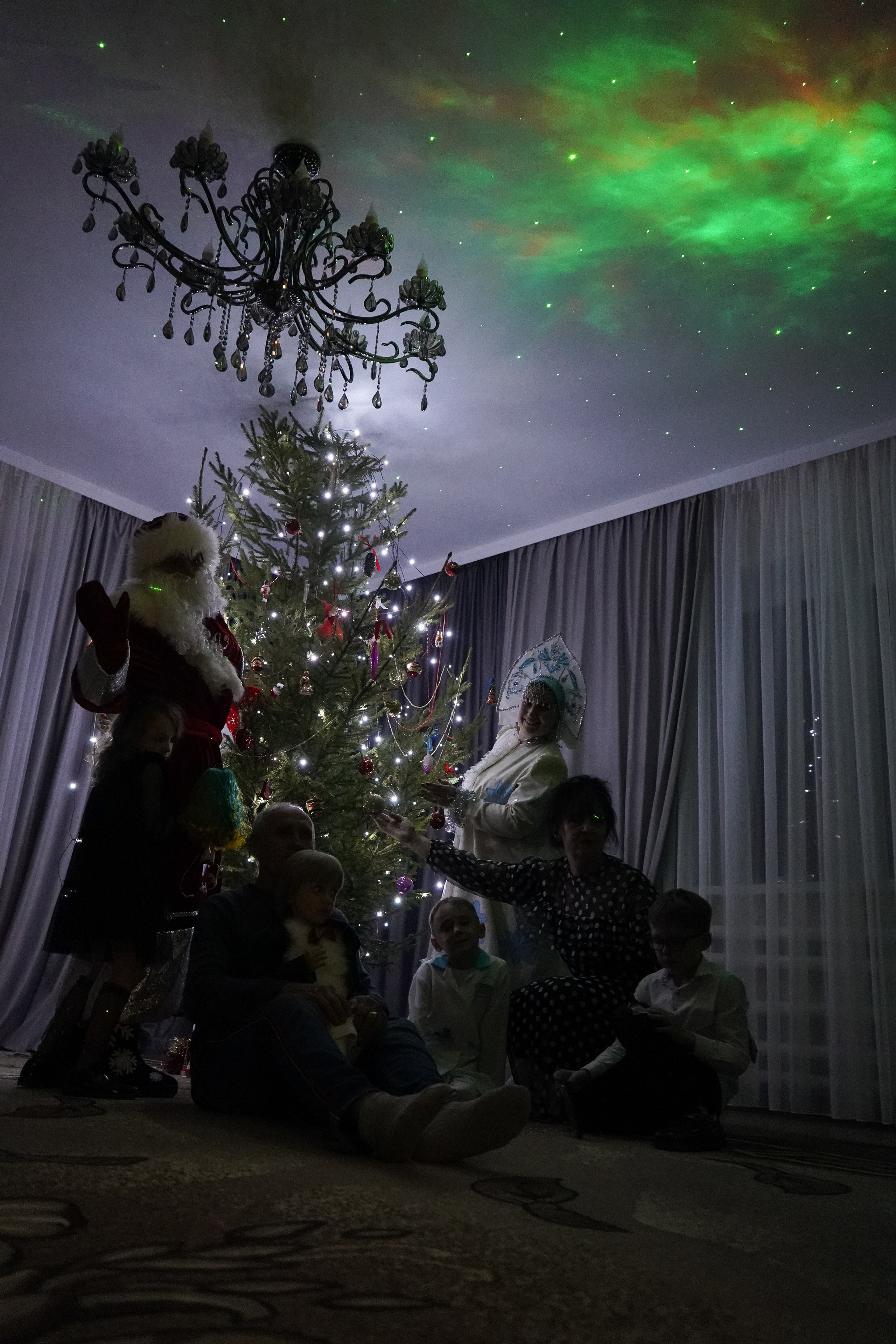 Поздравление Дедушки мороза и Снегурочки. Фотограф в Сочи Марина Барс