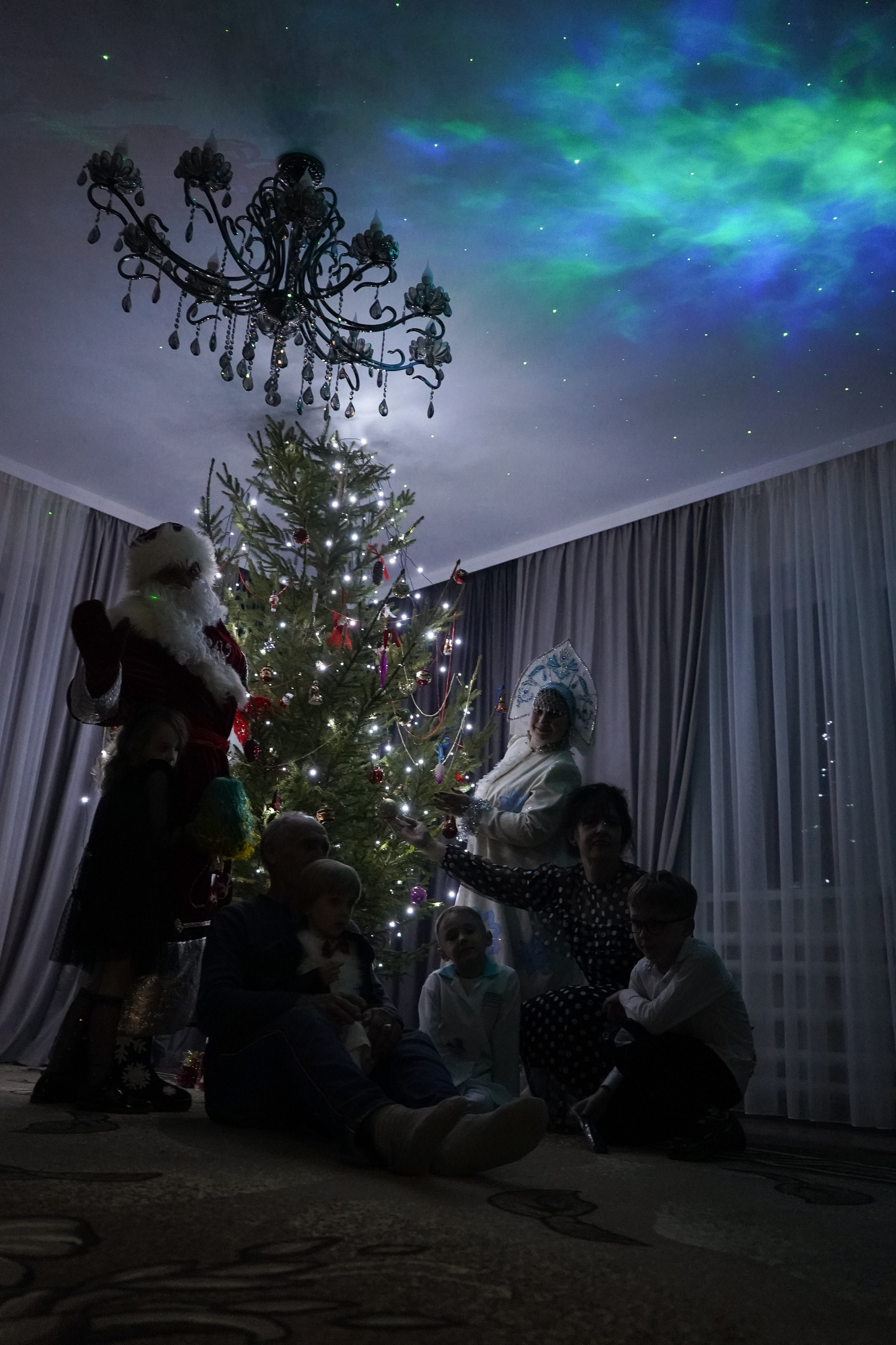 Поздравление Дедушки мороза и Снегурочки. Фотограф в Сочи Марина Барс