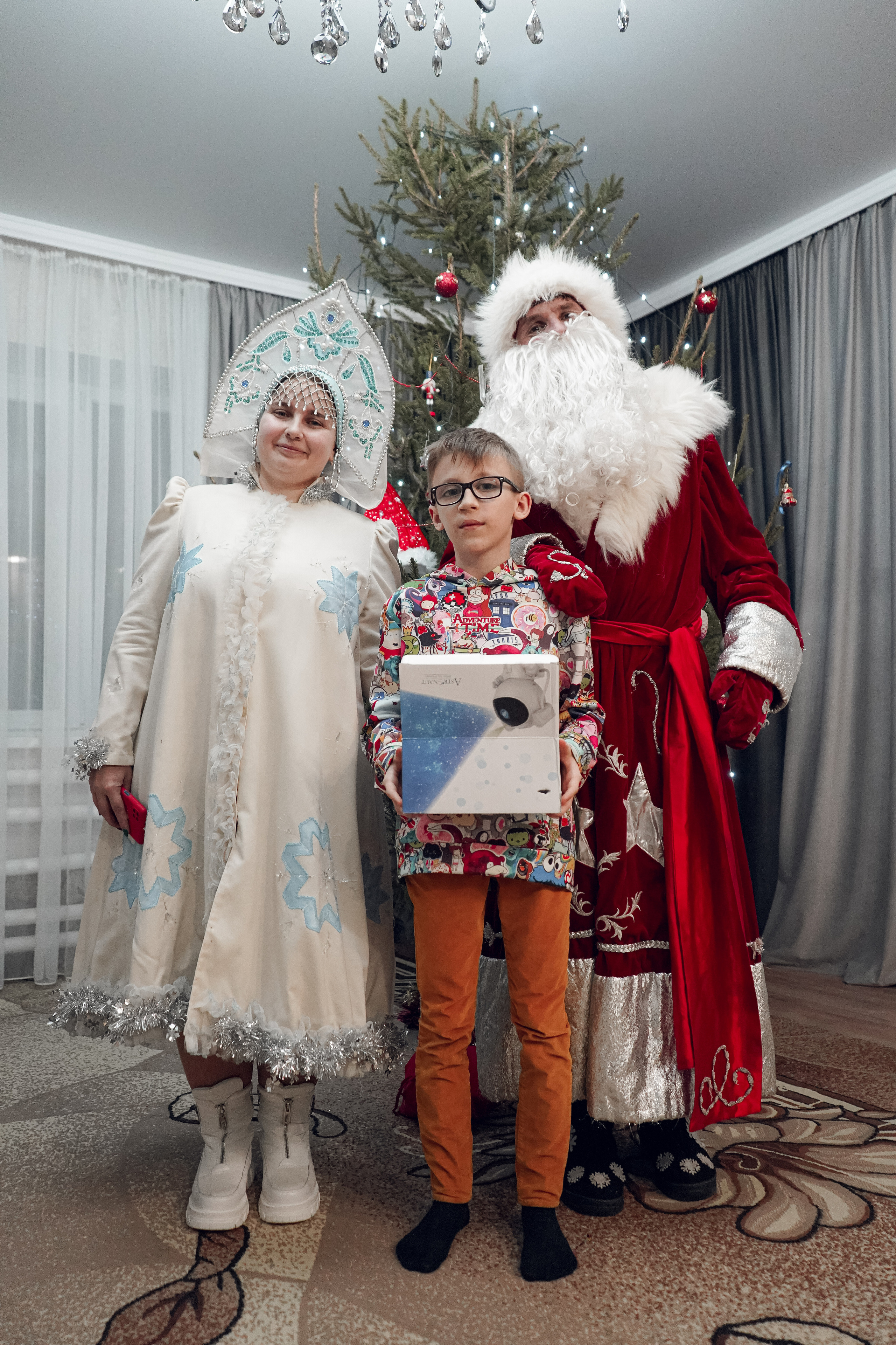 Поздравление Дедушки мороза и Снегурочки. Фотограф в Сочи Марина Барс