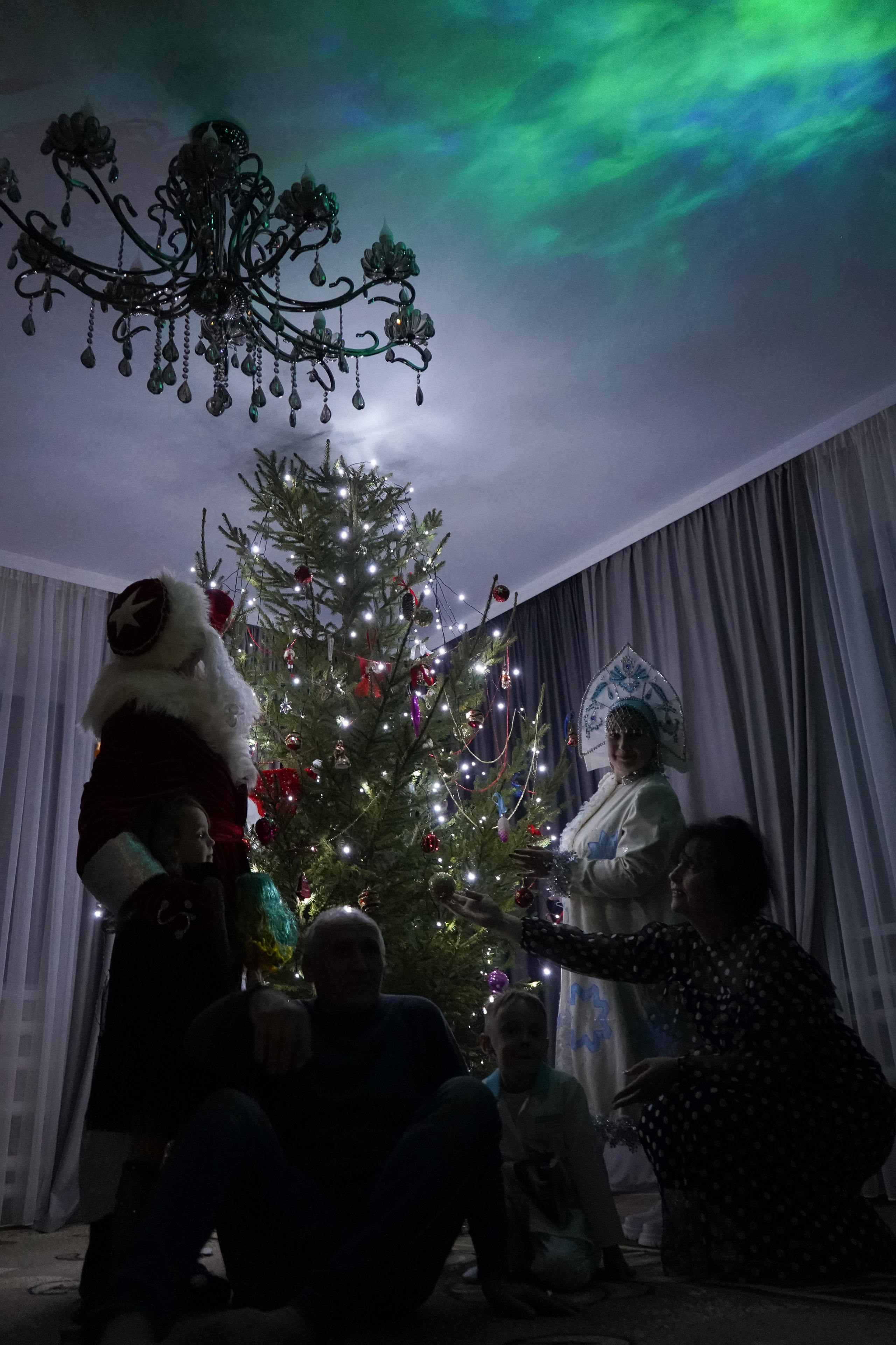 Поздравление Дедушки мороза и Снегурочки. Фотограф в Сочи Марина Барс