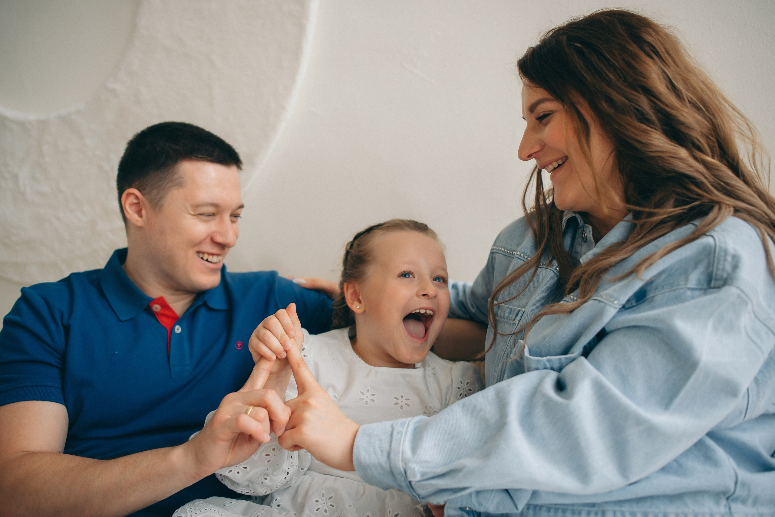 Семейная фотосессия в студии. Семейный и детский фотограф в Обнинске, Калуге, Москве