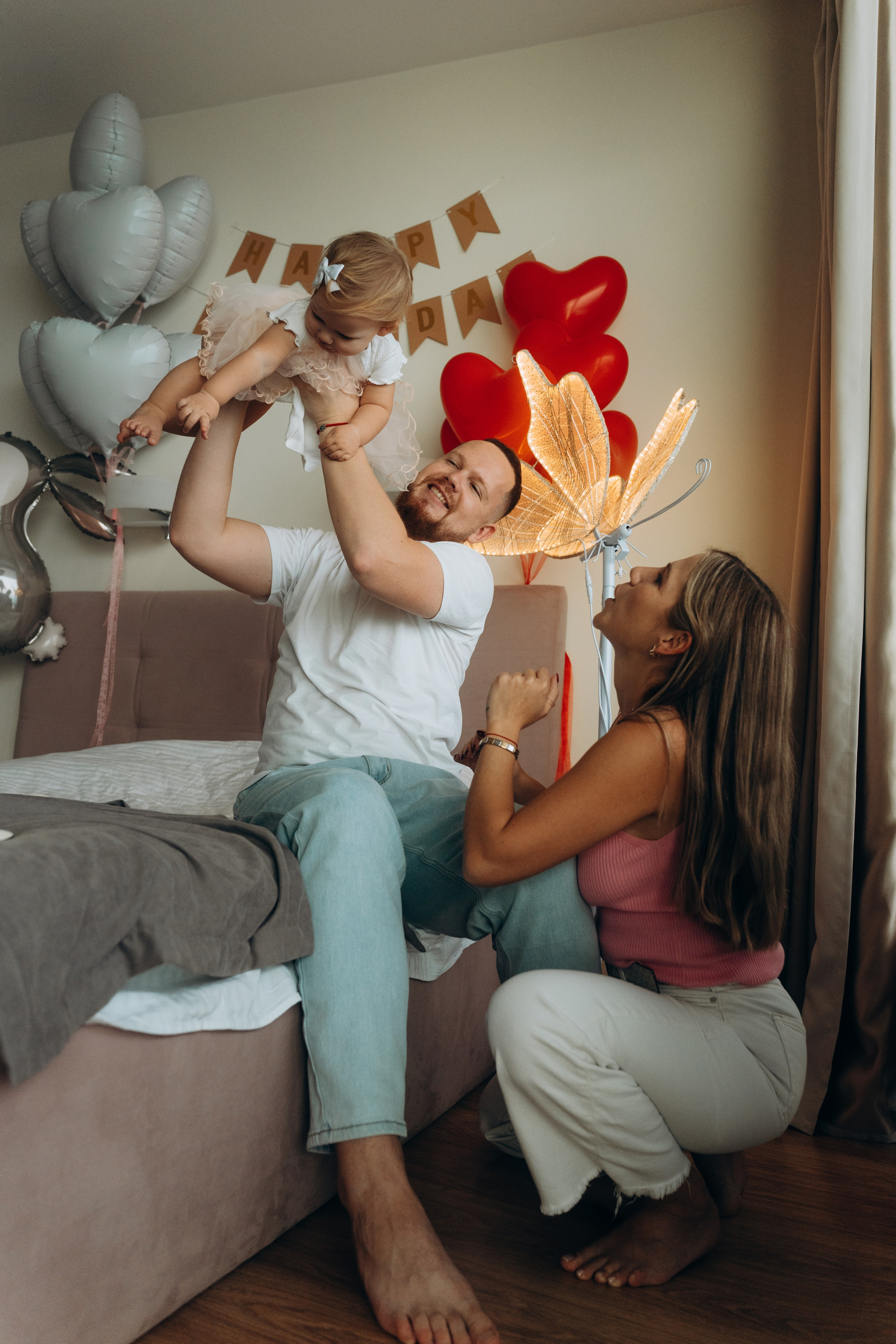 Малышке Софии 1 год | Семейная съемка. Портретный свадебный фотограф Крым | Евгения Щитенко