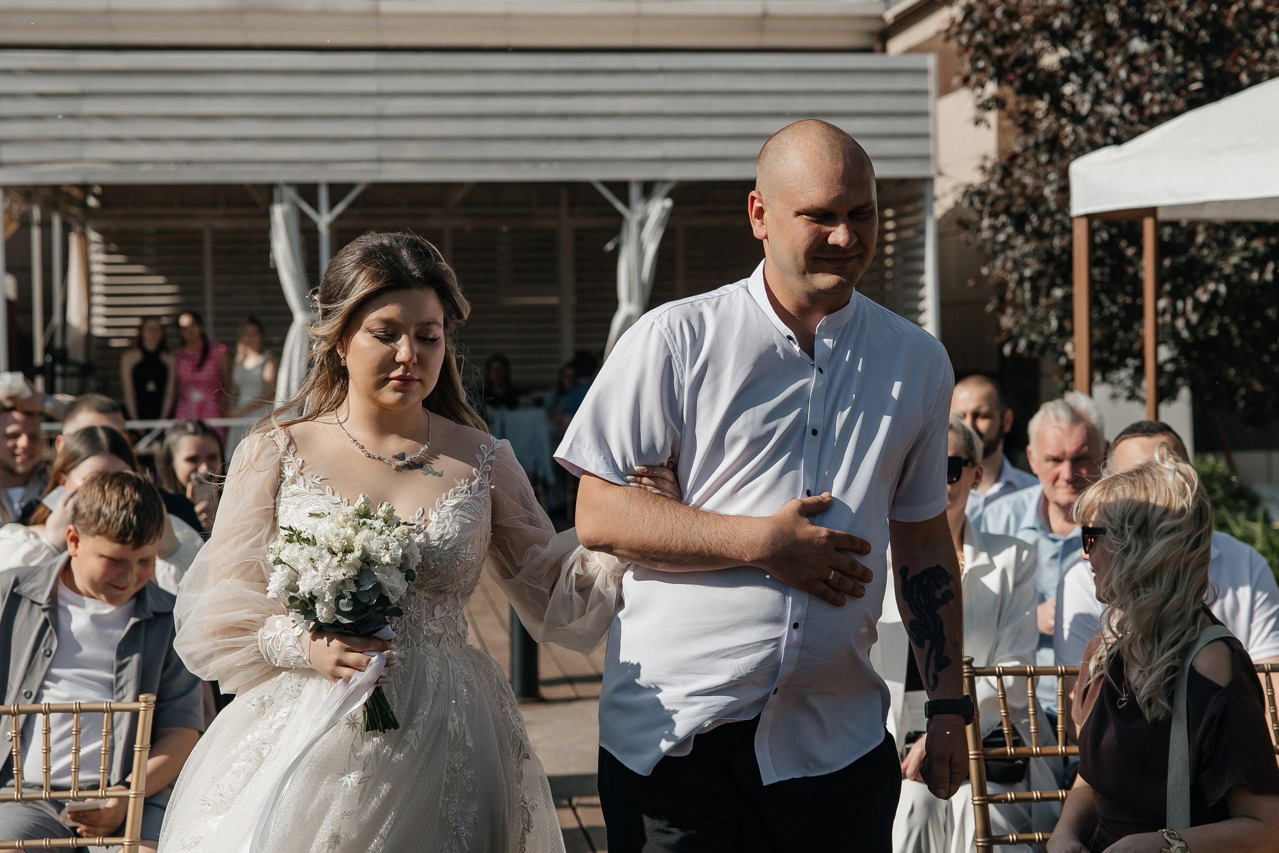 Выездная церемония в Капитан Клуб Жуковский. Свадебный фотограф в Москве Дарья Олендарёва