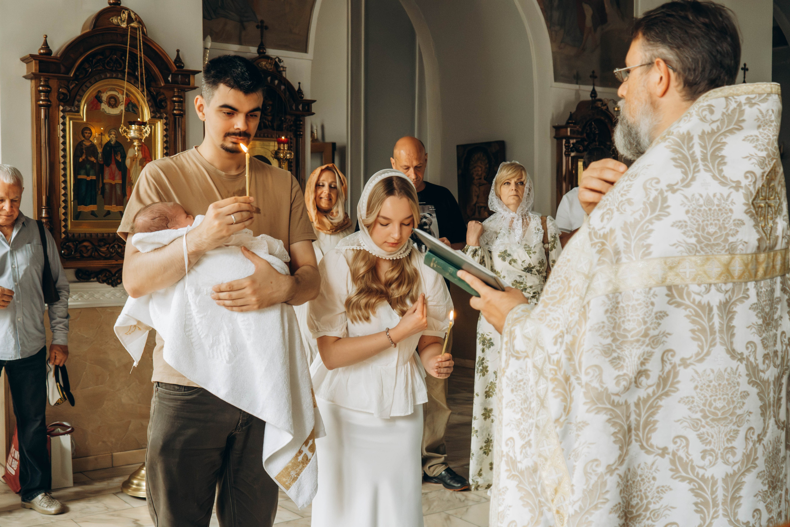 Крещение Макара. Фотограф Москва Валерия Веденина