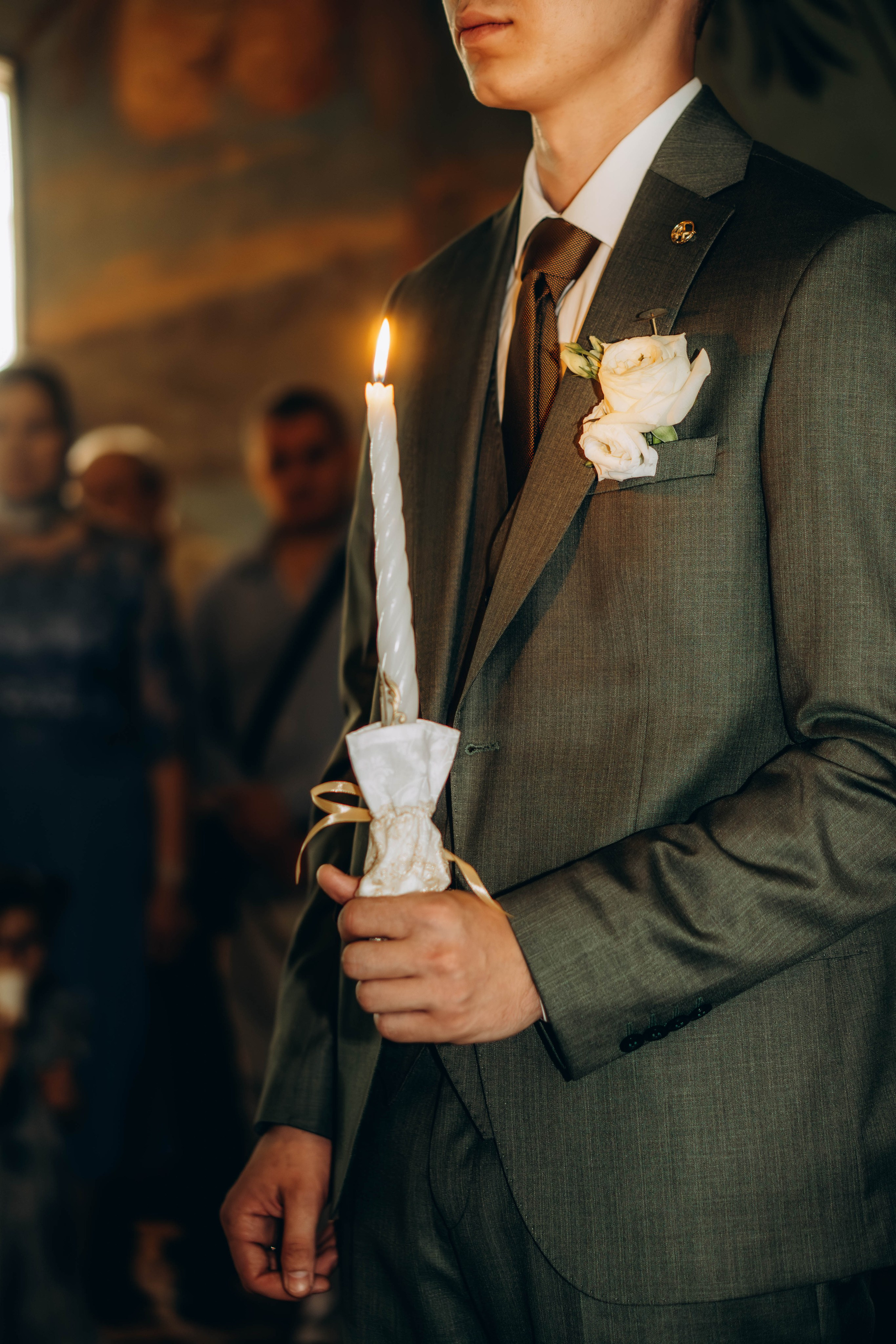 Венчание Поликарпа и Антонины Церковь Рождества Христова. Фотограф Москва Валерия Веденина