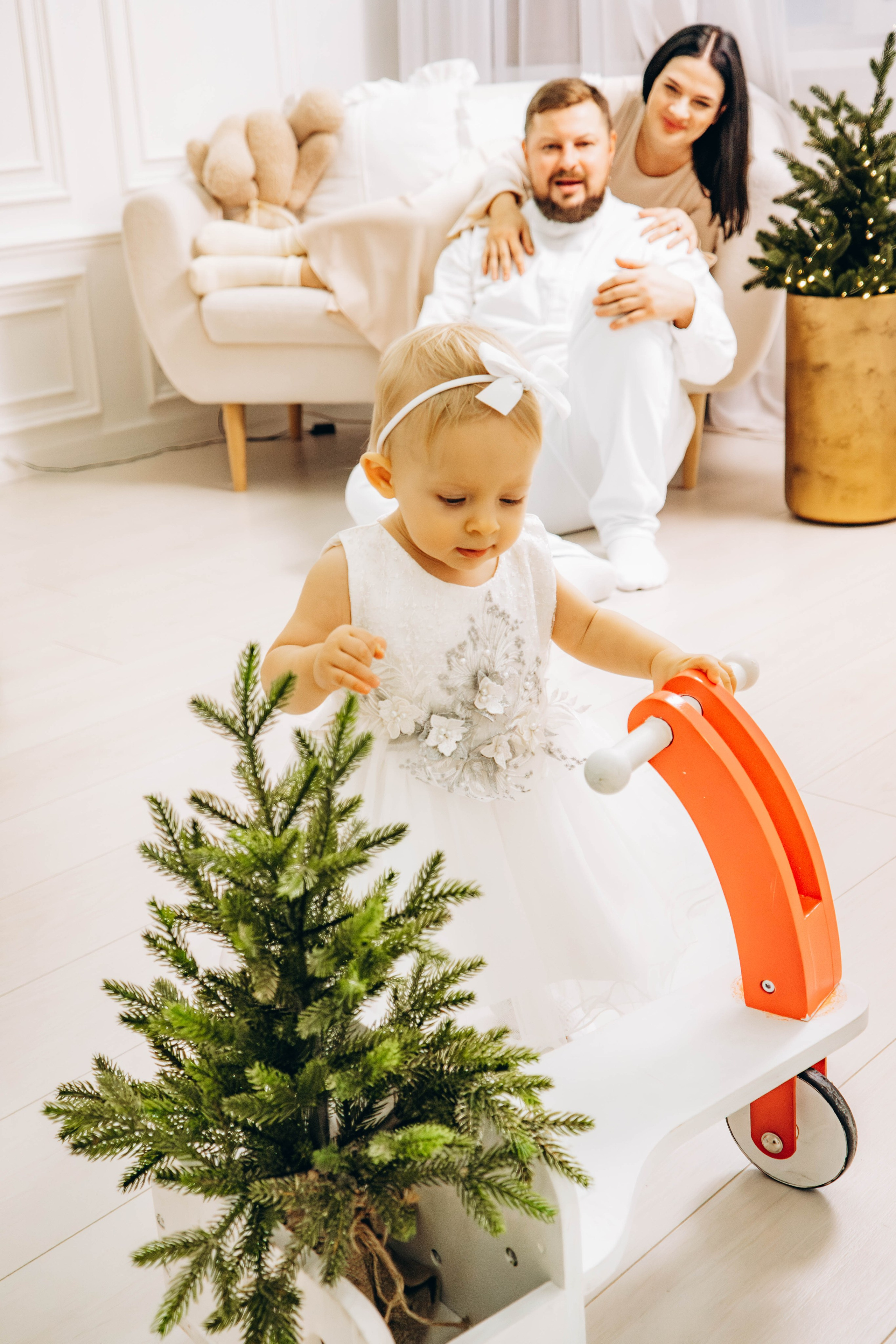 Съемка на годик малышки. Студия «LuLu». Фотограф Москва Валерия Веденина