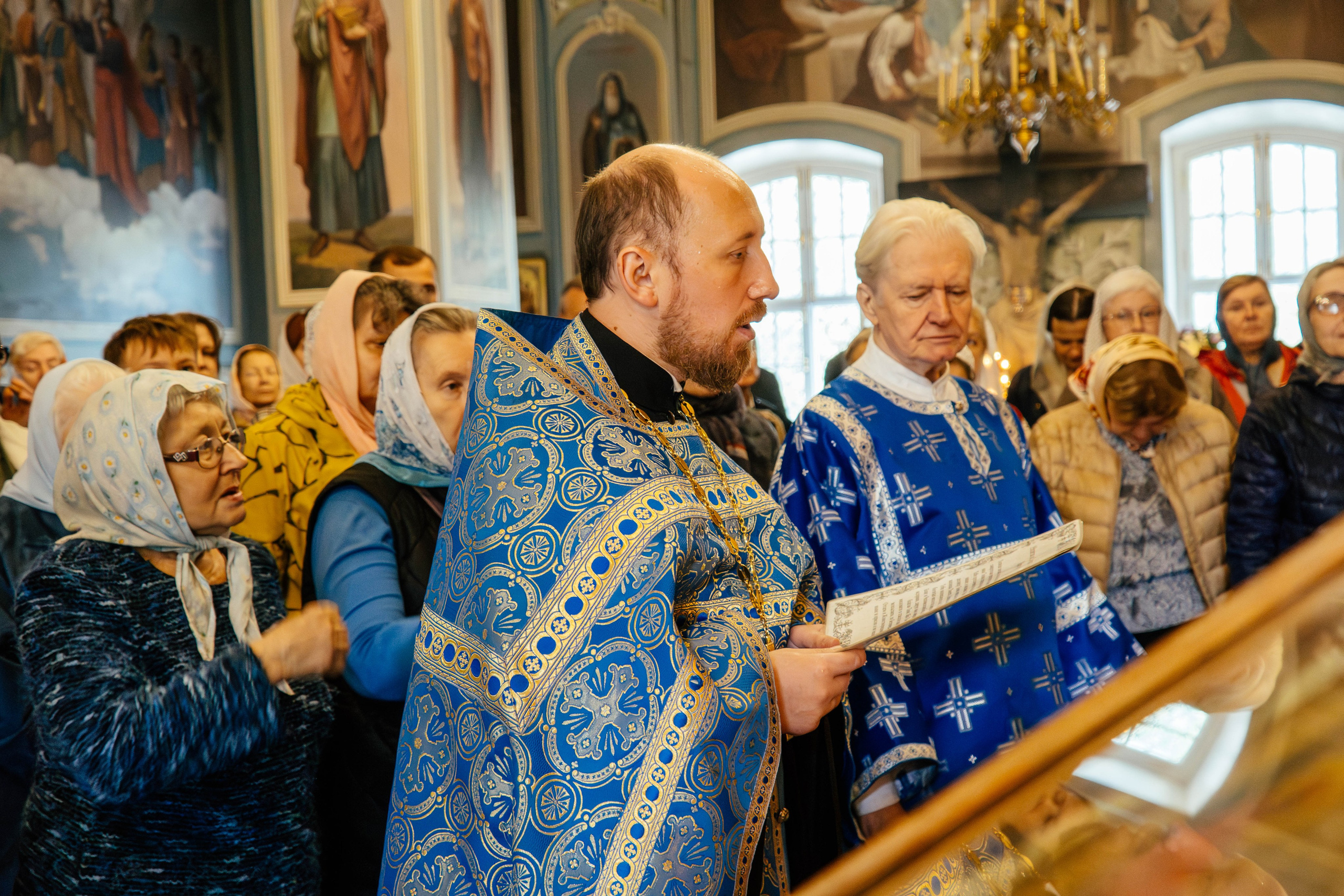 Литургия в храме иконы Божией Матери «Живоносный Источник» в Царицыне. Фотограф Москва Валерия Веденина