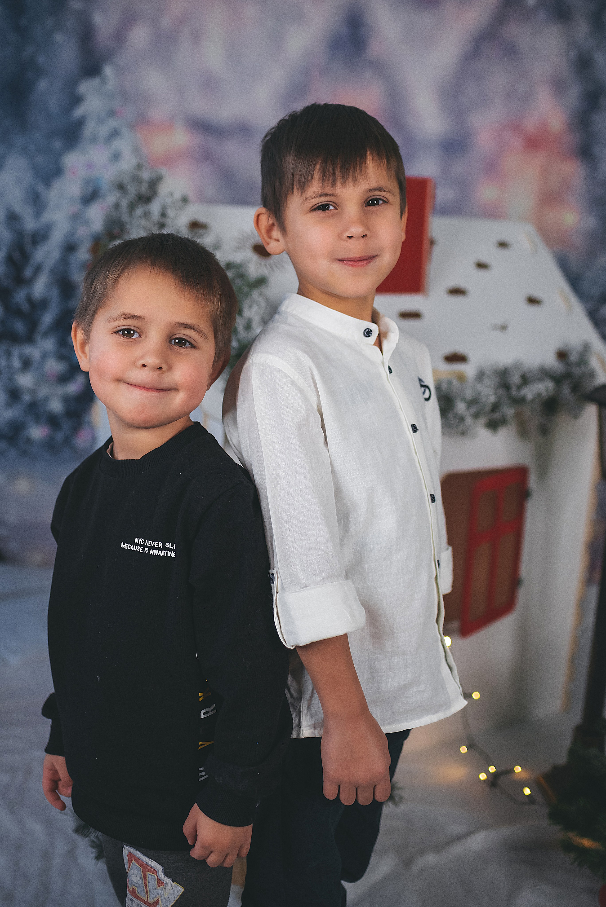 Проект «Новогодний домик». Семейный и детский фотограф в Тейково