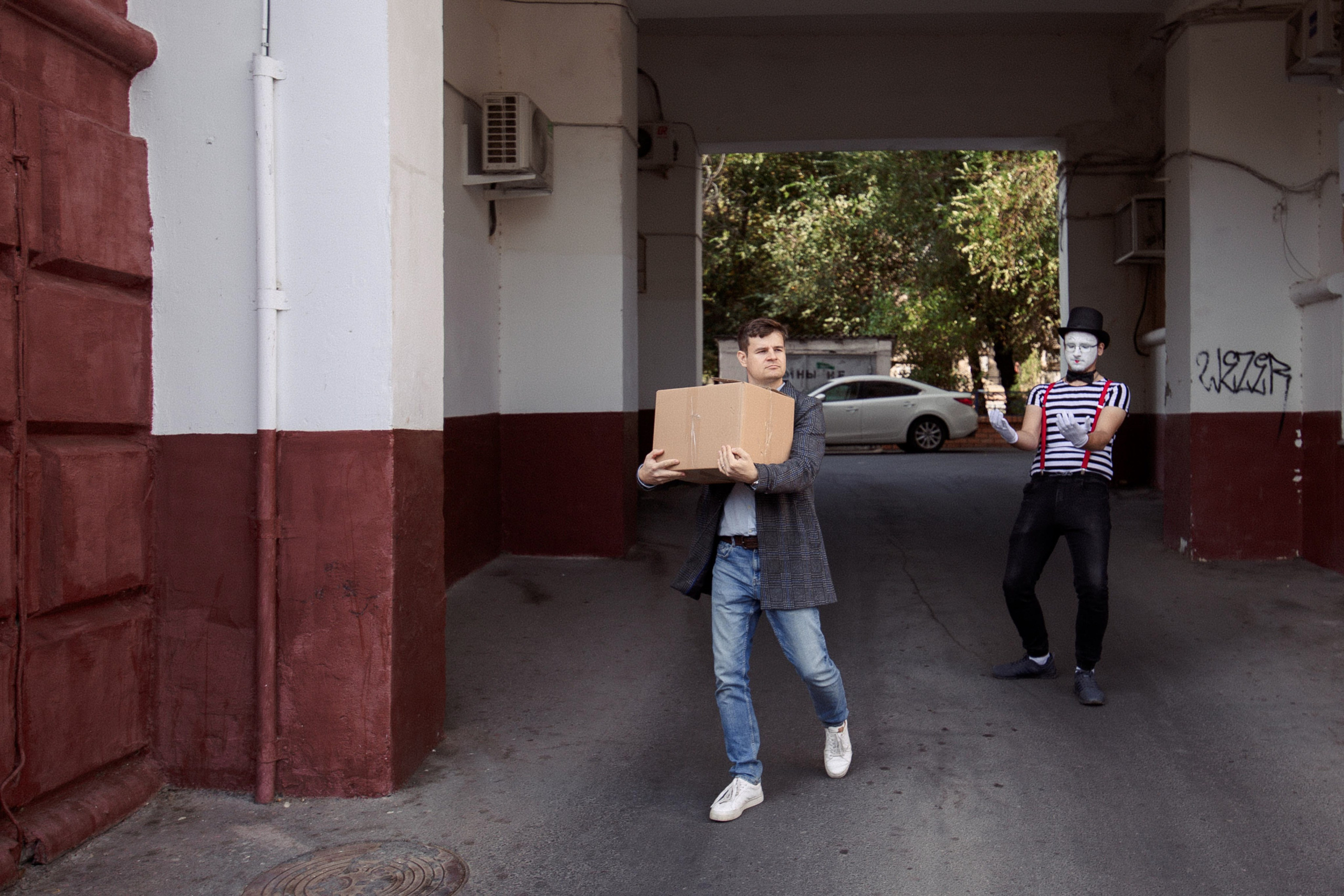 Мимы. Фотограф Крохин Олег