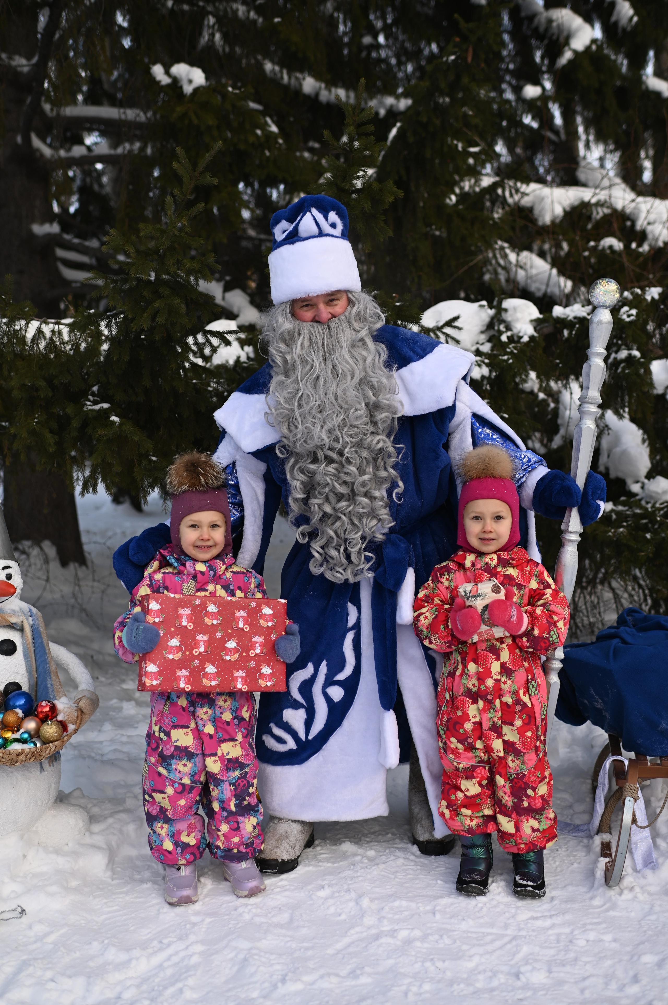 ПОЗДРАВЛЕНИЕ ОТ ДЕДА МОРОЗА. Семейный фотограф Екатеринбург Лора Мур