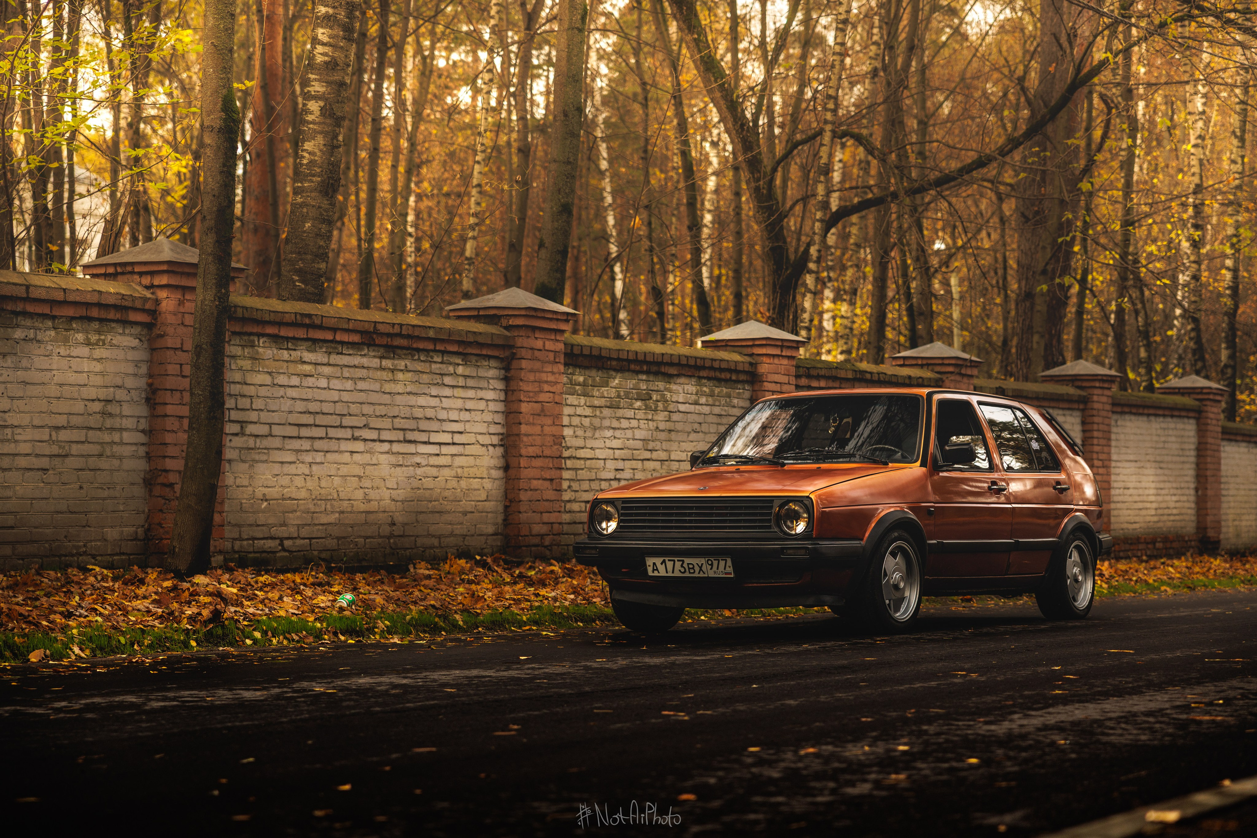 Фотосессия VW Golf 2. #NotAiPhoto — автомобильный фотограф