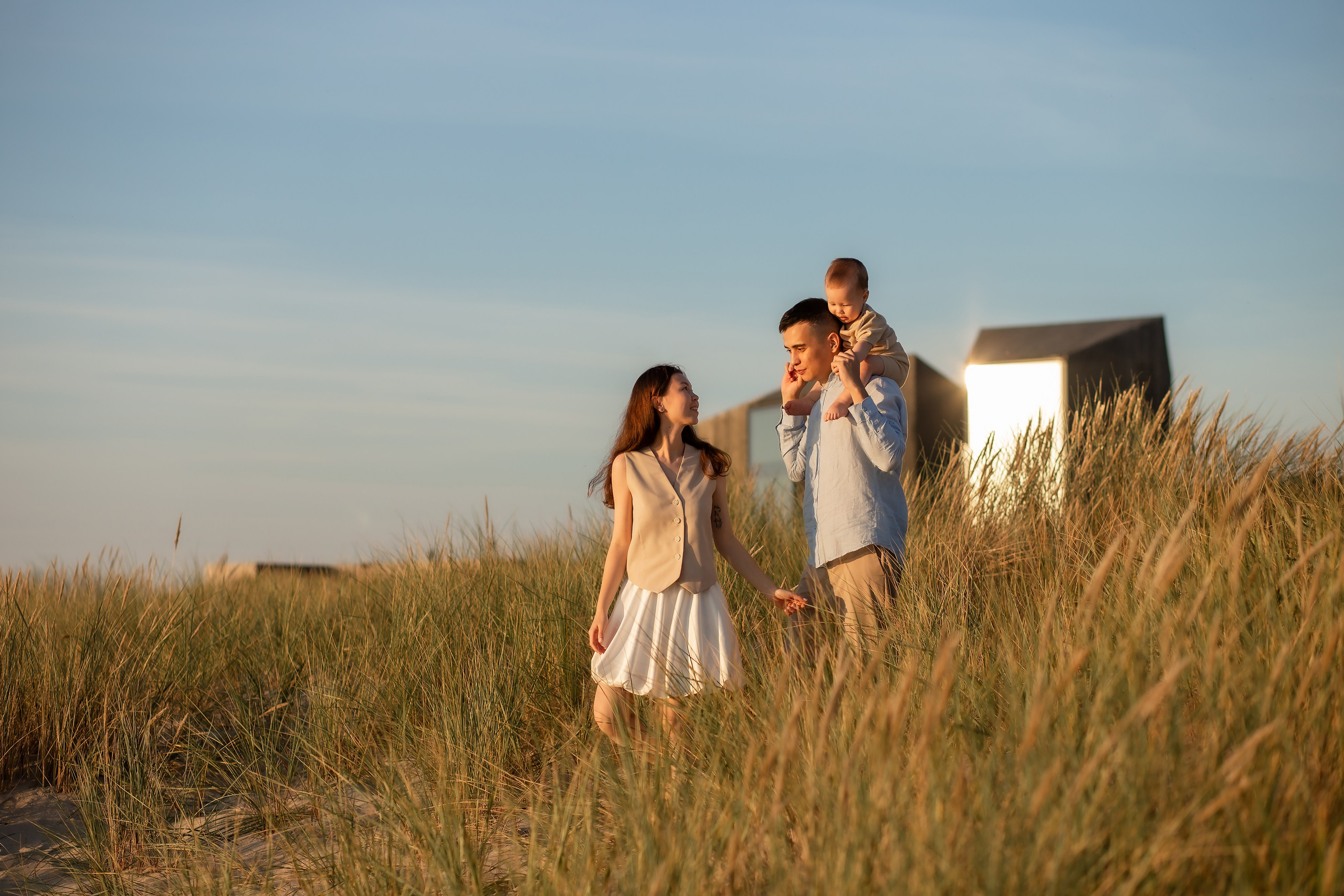 Карина, Эмиль и Марсель. На закате лета. Фотограф в Калининграде Решетникова Алина