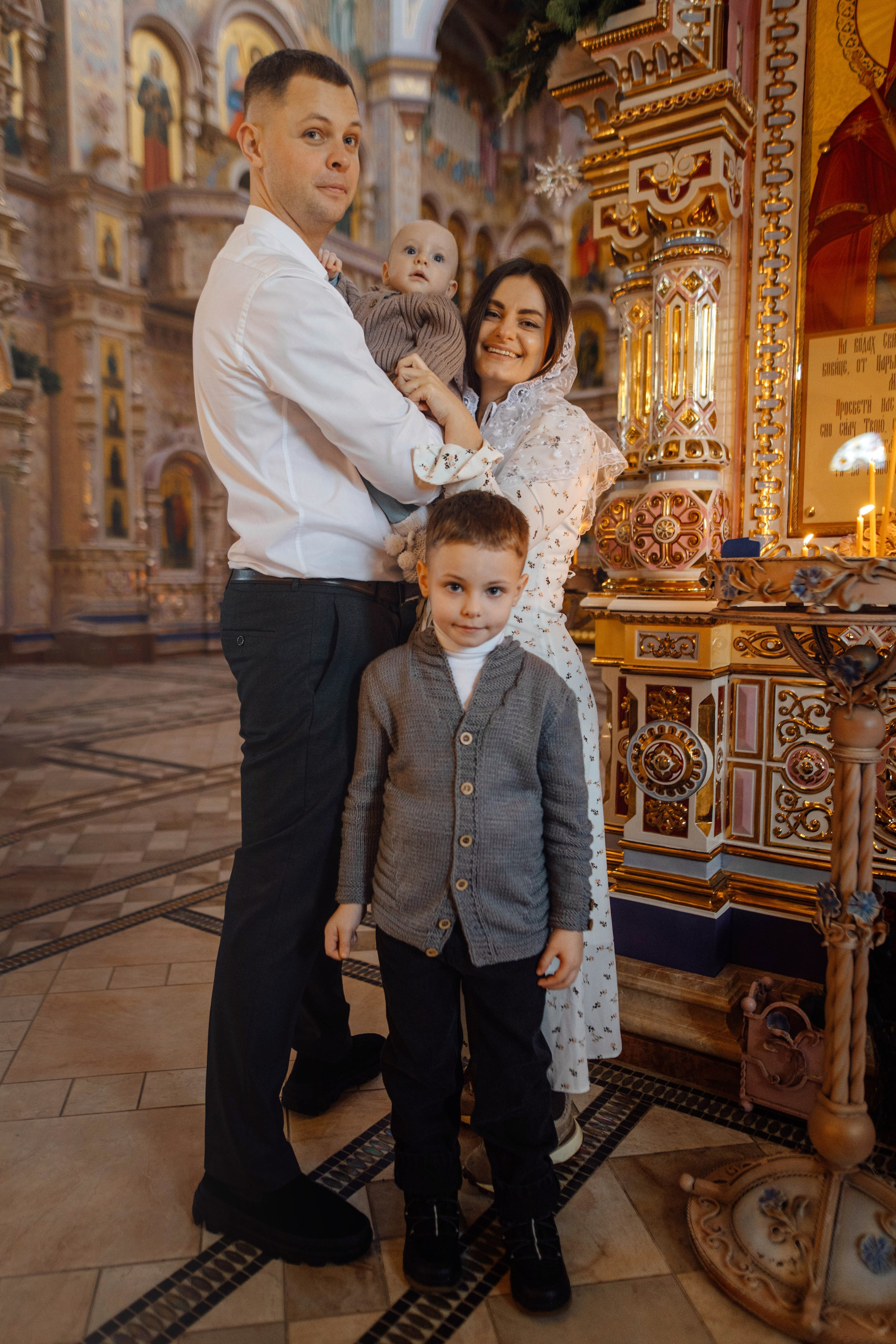 Крещение Матвея, храм Святой Троицы, декабрь 2025