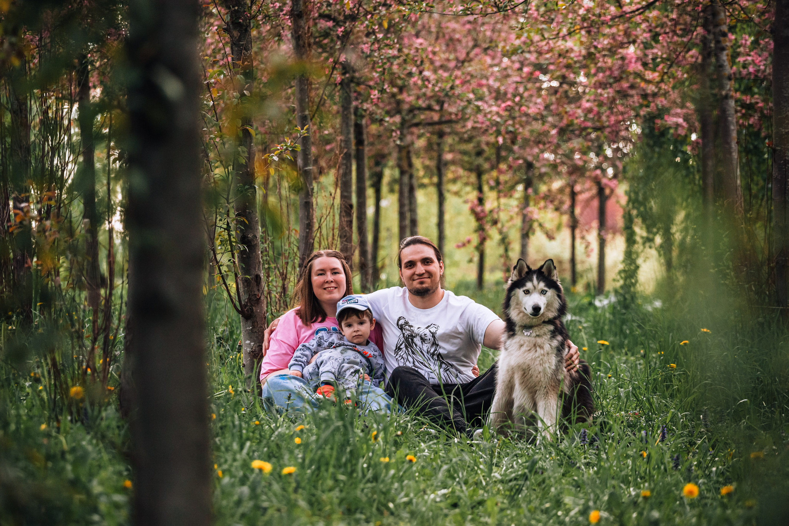 Семейная экспресс фотосессия в рамках фотодня. Фотограф-анималист Татьяна Степанова