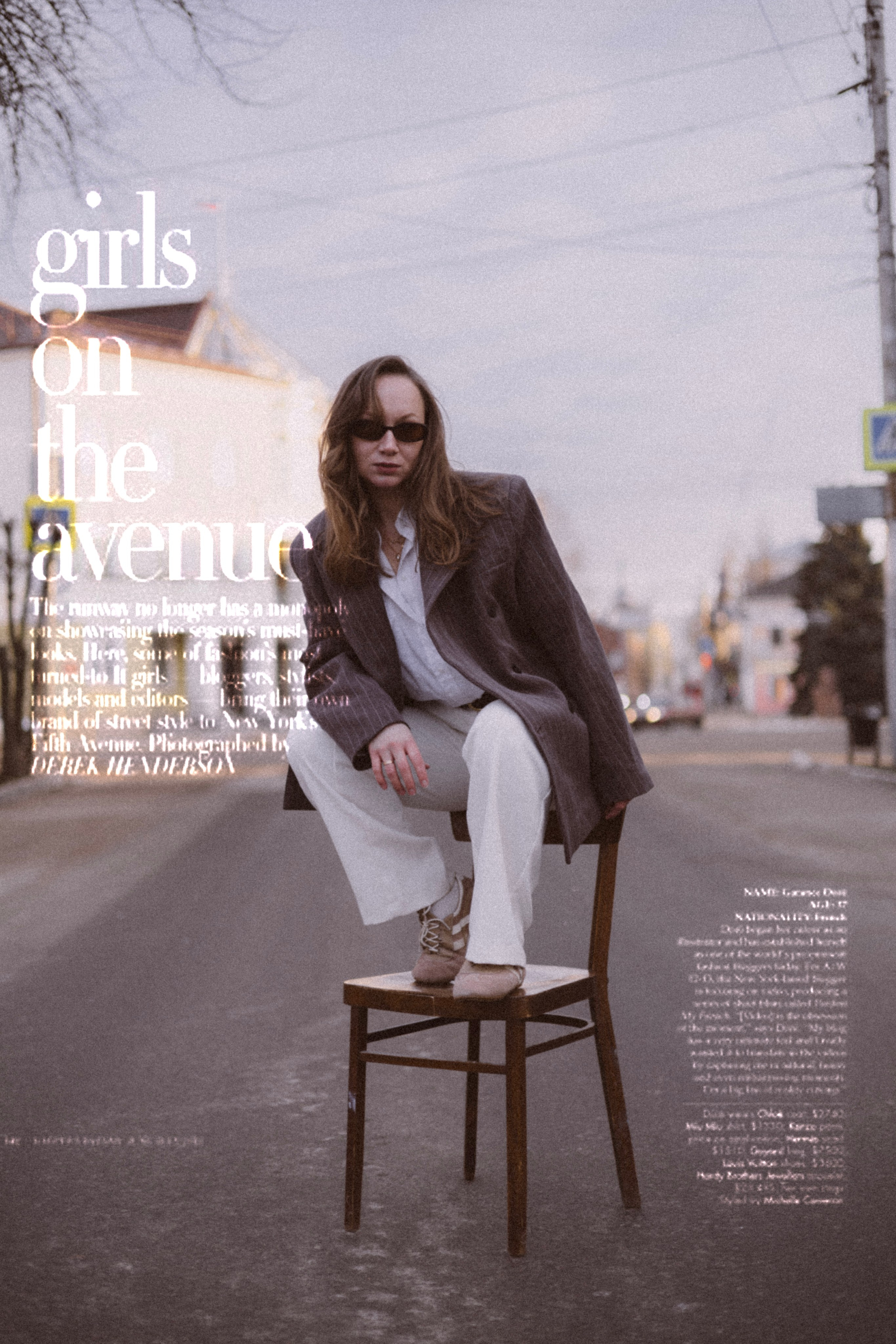 Мария, съемка в стиле 90х. Фотограф Калуга