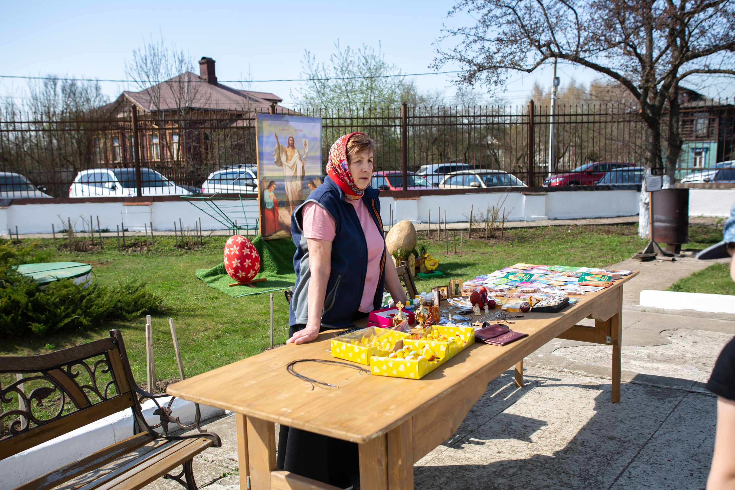Пасха Воскресенский храм с Ашитково и ярмарка около храма. Семейный и детский фотограф Анна Петракова