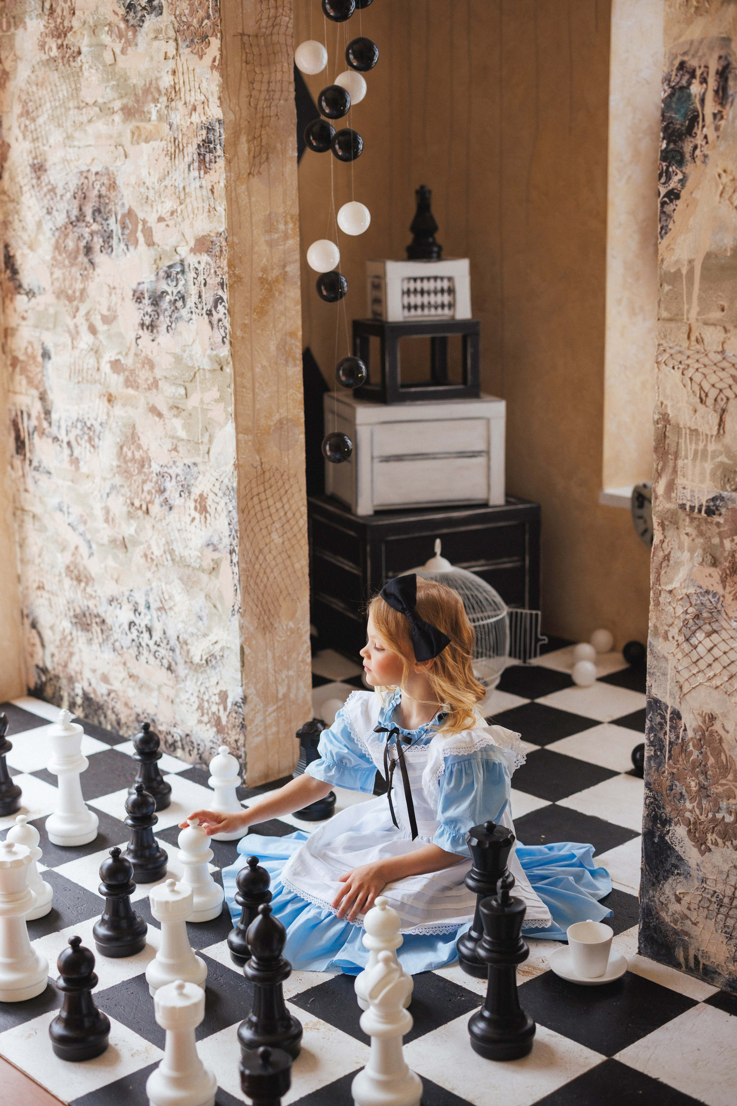 Фотосессия по мотивам мультфильма «Алиса в стране Чудес», фотостудия «Эль», город Краснодар. Семейный и детский фотограф в Краснодаре Анна Трашкова