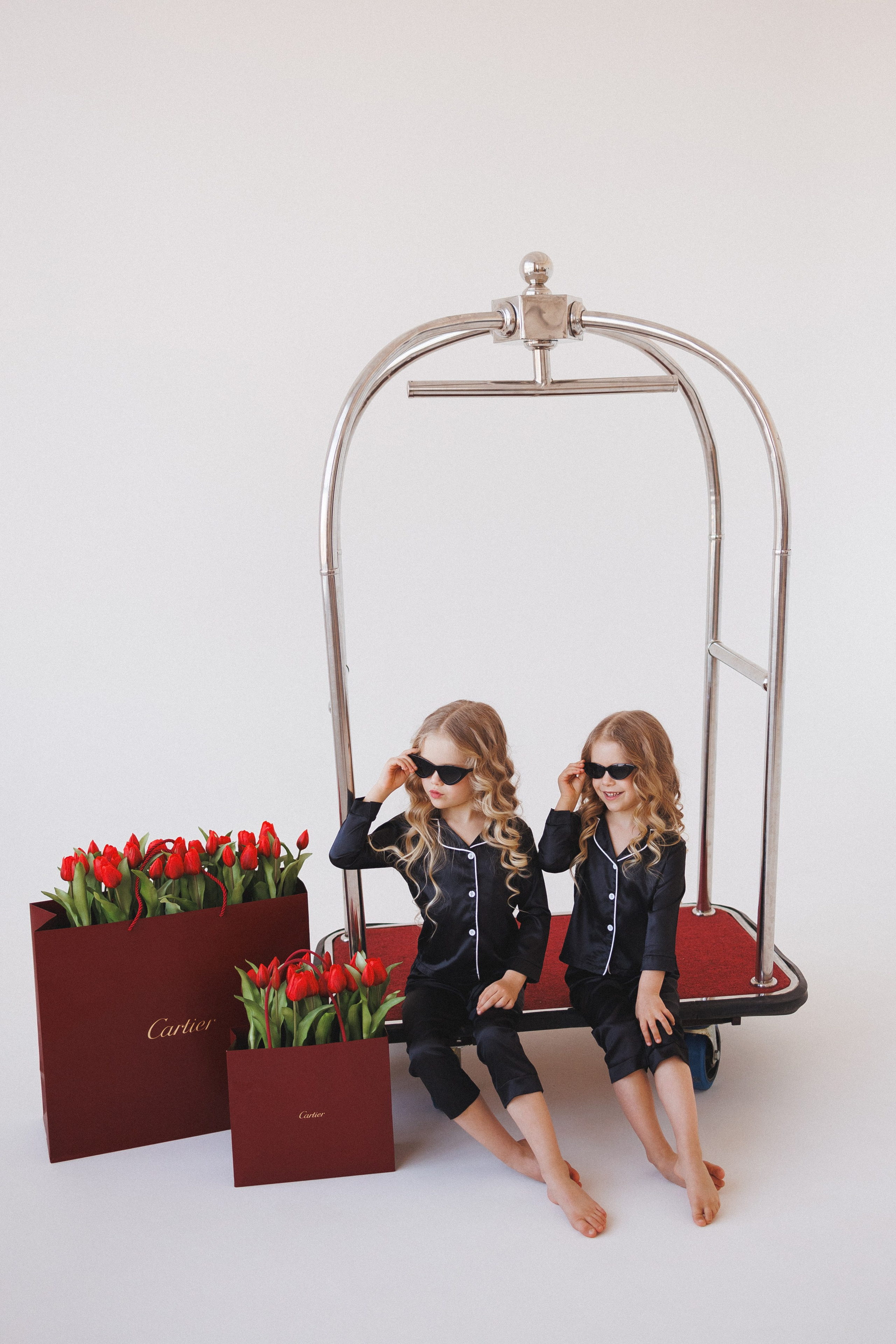 Фотосессия для девочек в тематике «Гардеробная». Семейный и детский фотограф в Краснодаре Анна Трашкова