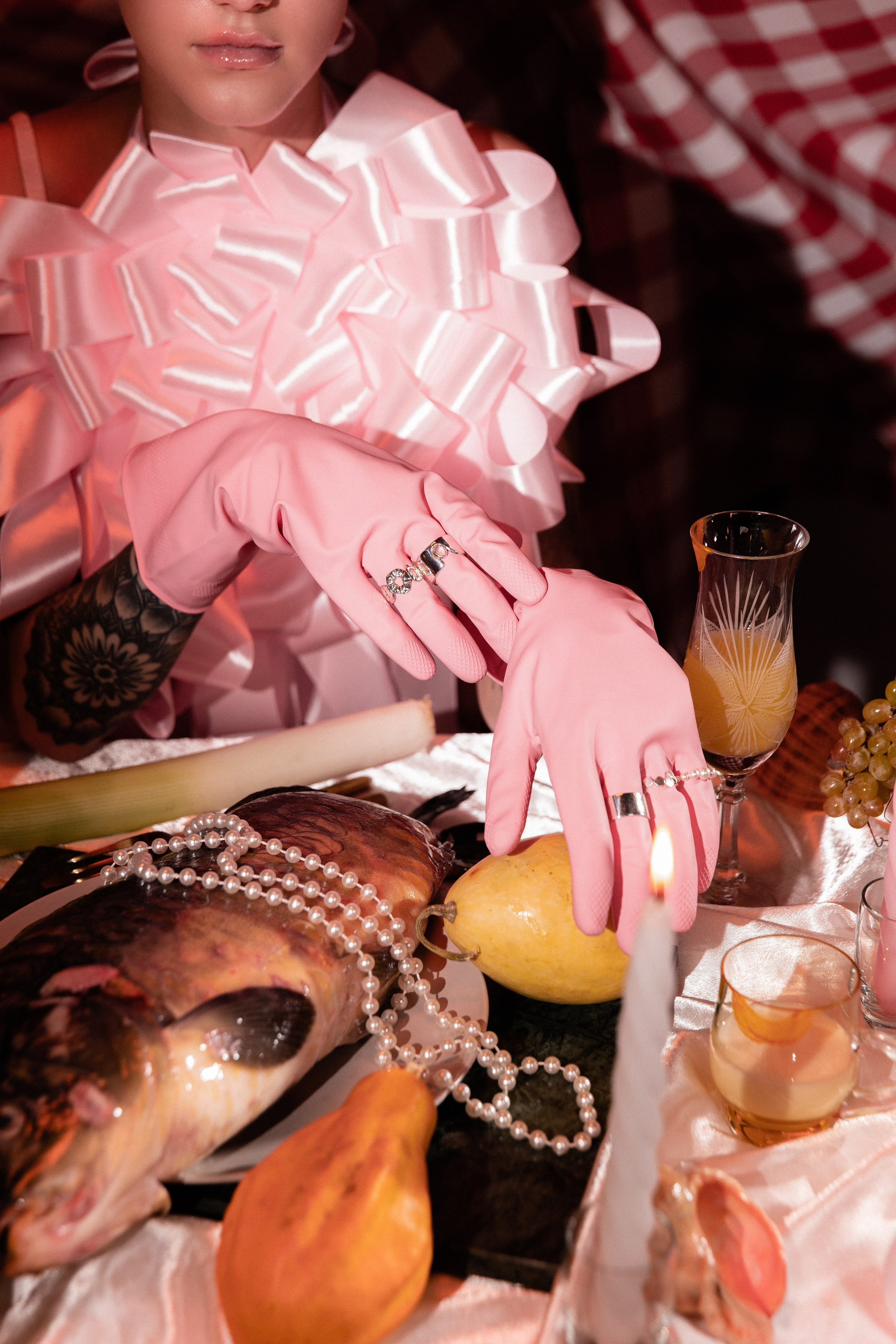 Candy dinner. Photographer. Producer. Retoucher