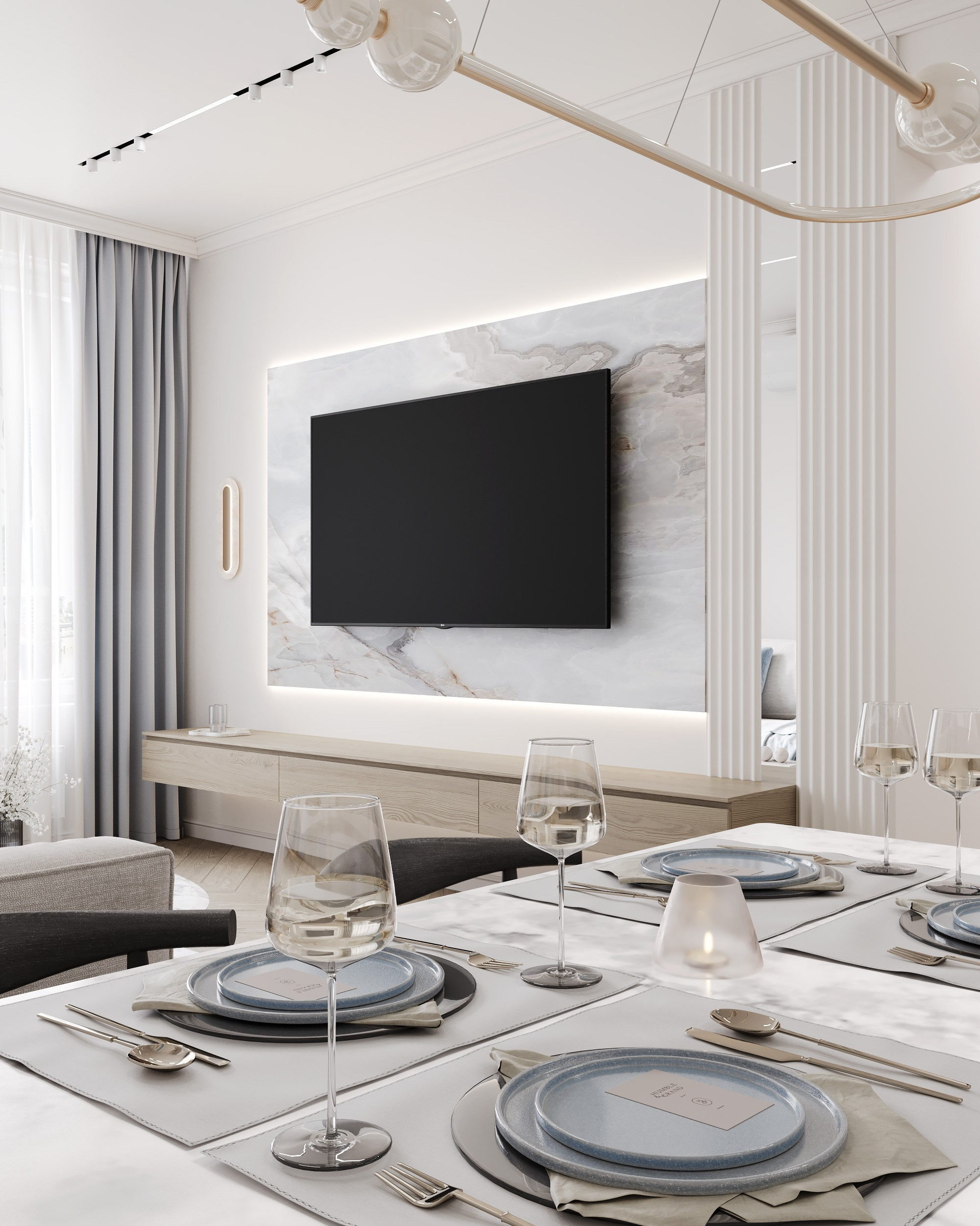 Проект 9 ЖК Западный порт 80 м². Artstudio17 Дизайн-студия Ирины Чабан в Москве