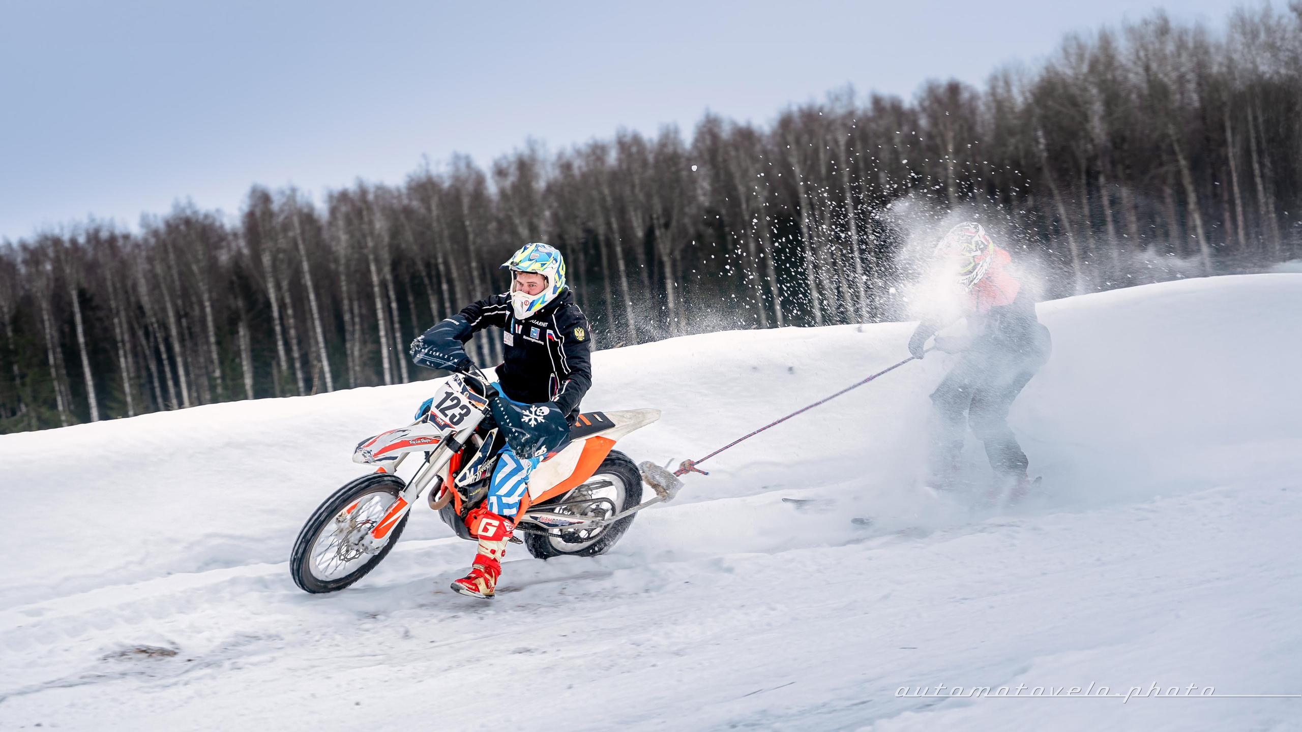 Скийоринг в Конаково 2024/25. 1 этап