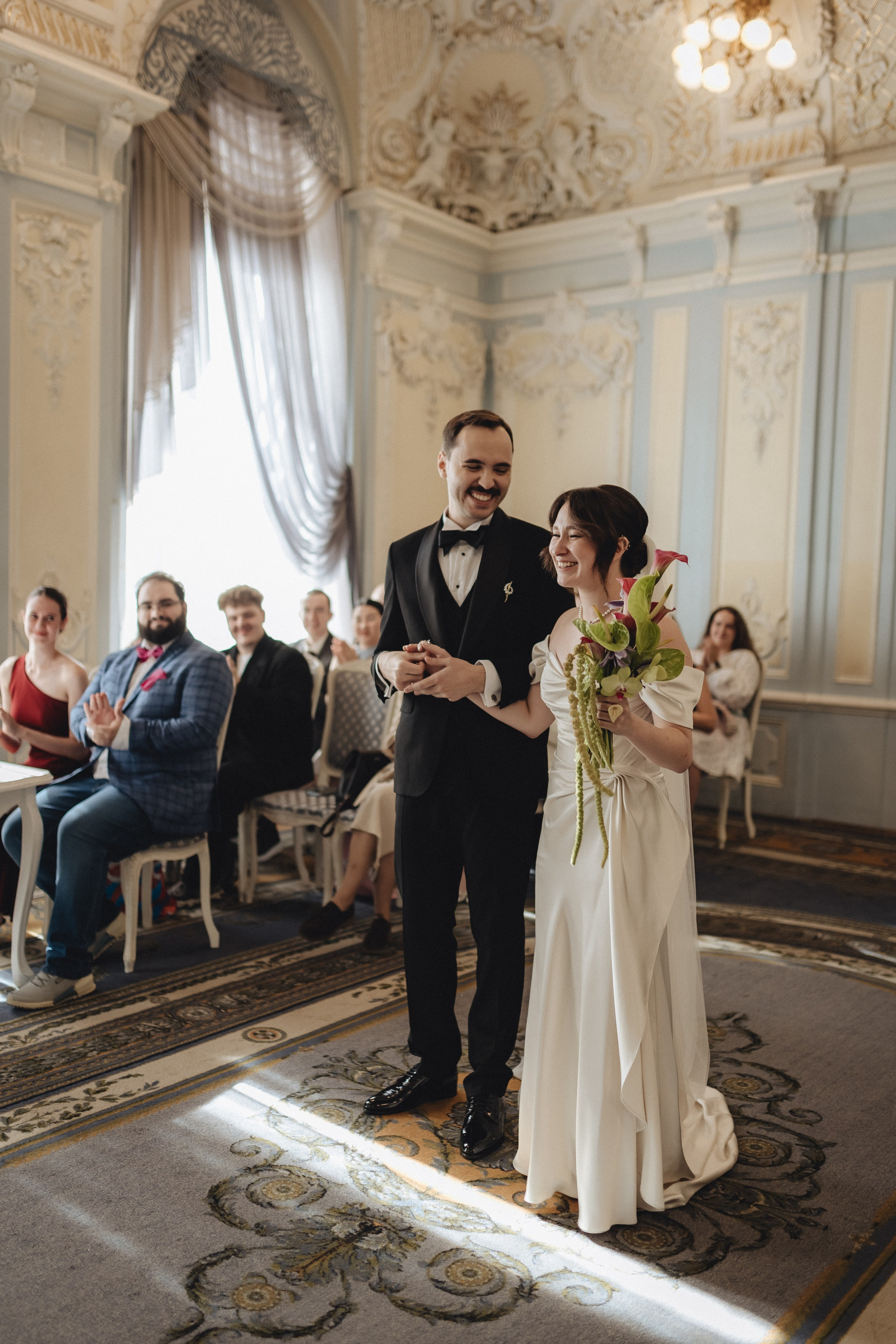 Моменты счастья (встреча в апартаментах, прогулка, Второй дворец и банкет). Фотограф Санкт-Петербург|СПБ|Питер Марина Медведева