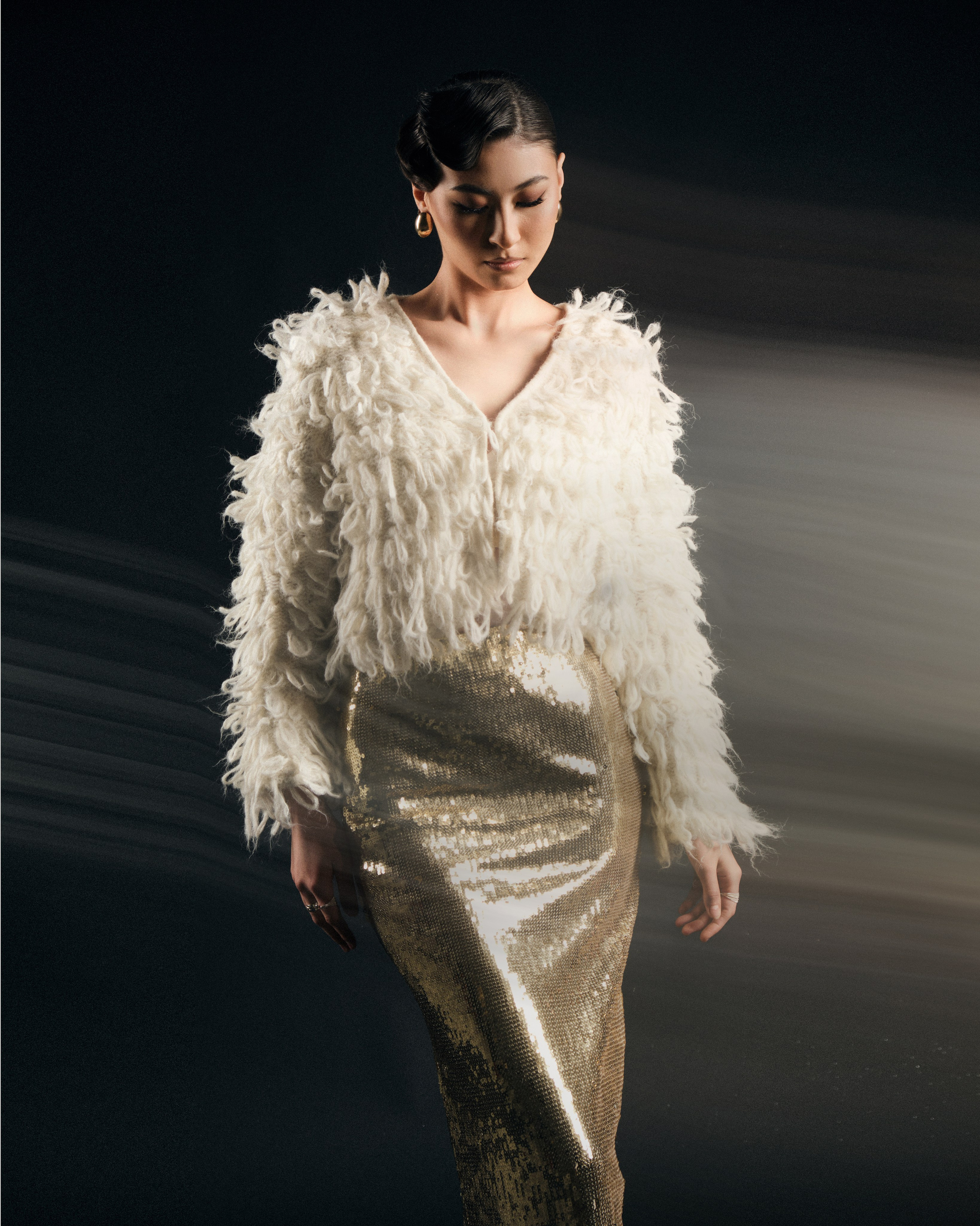 фотосессия в золоте