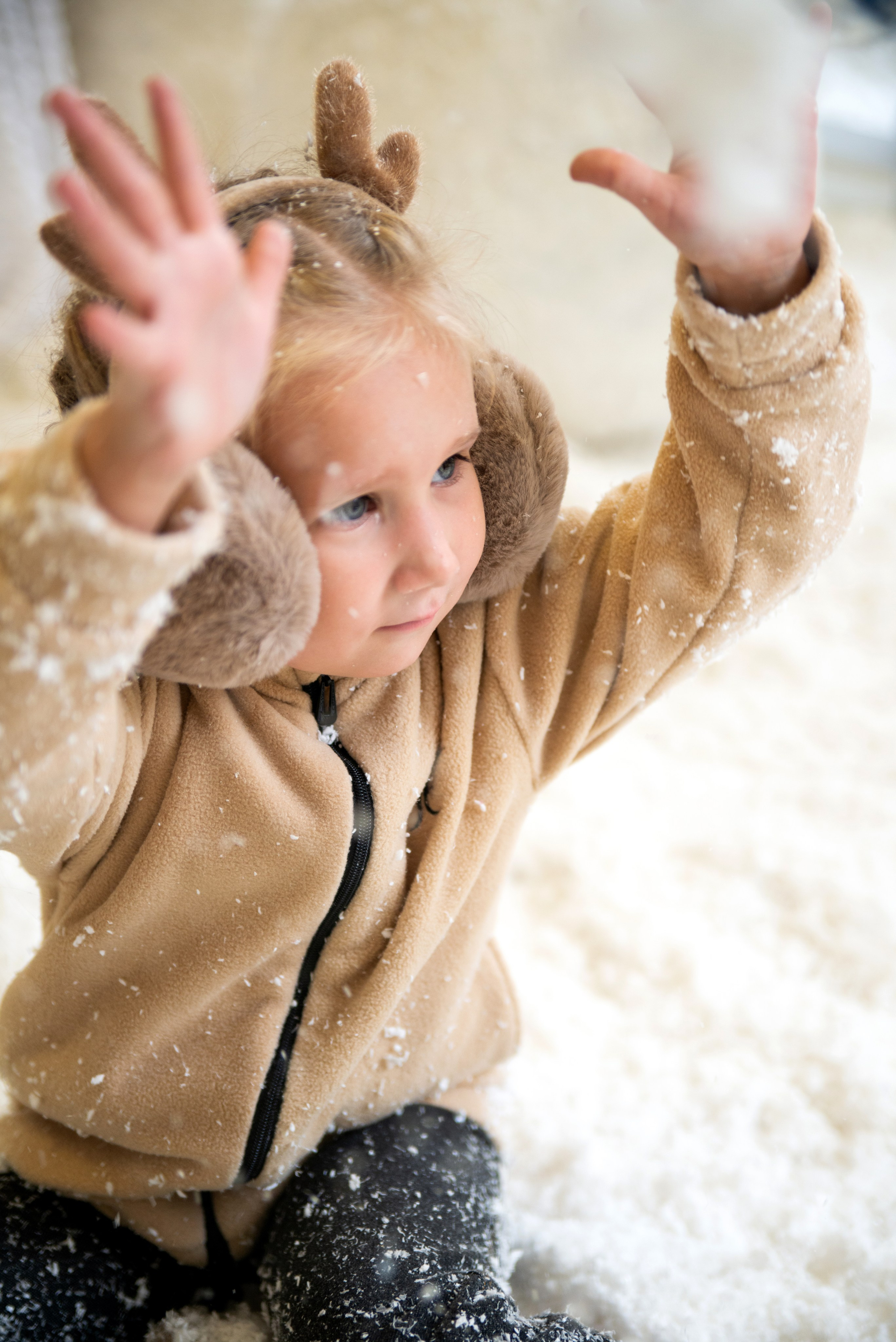 Дети в снежной студии. Фотограф и дизайнер в Москве Екатерина Лобачева