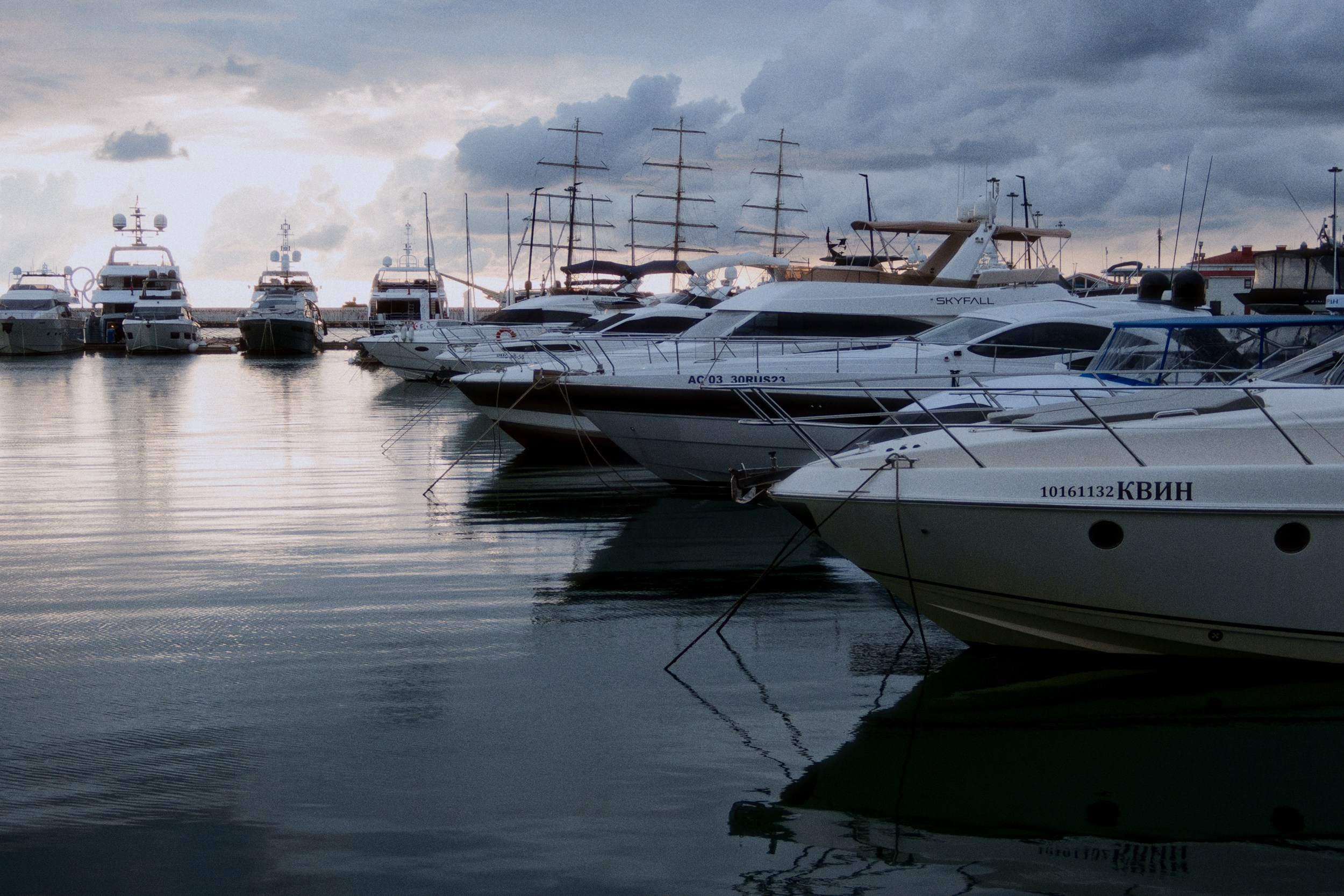 Sochi port (stratocumulus). Фотограф Юрин Евгений