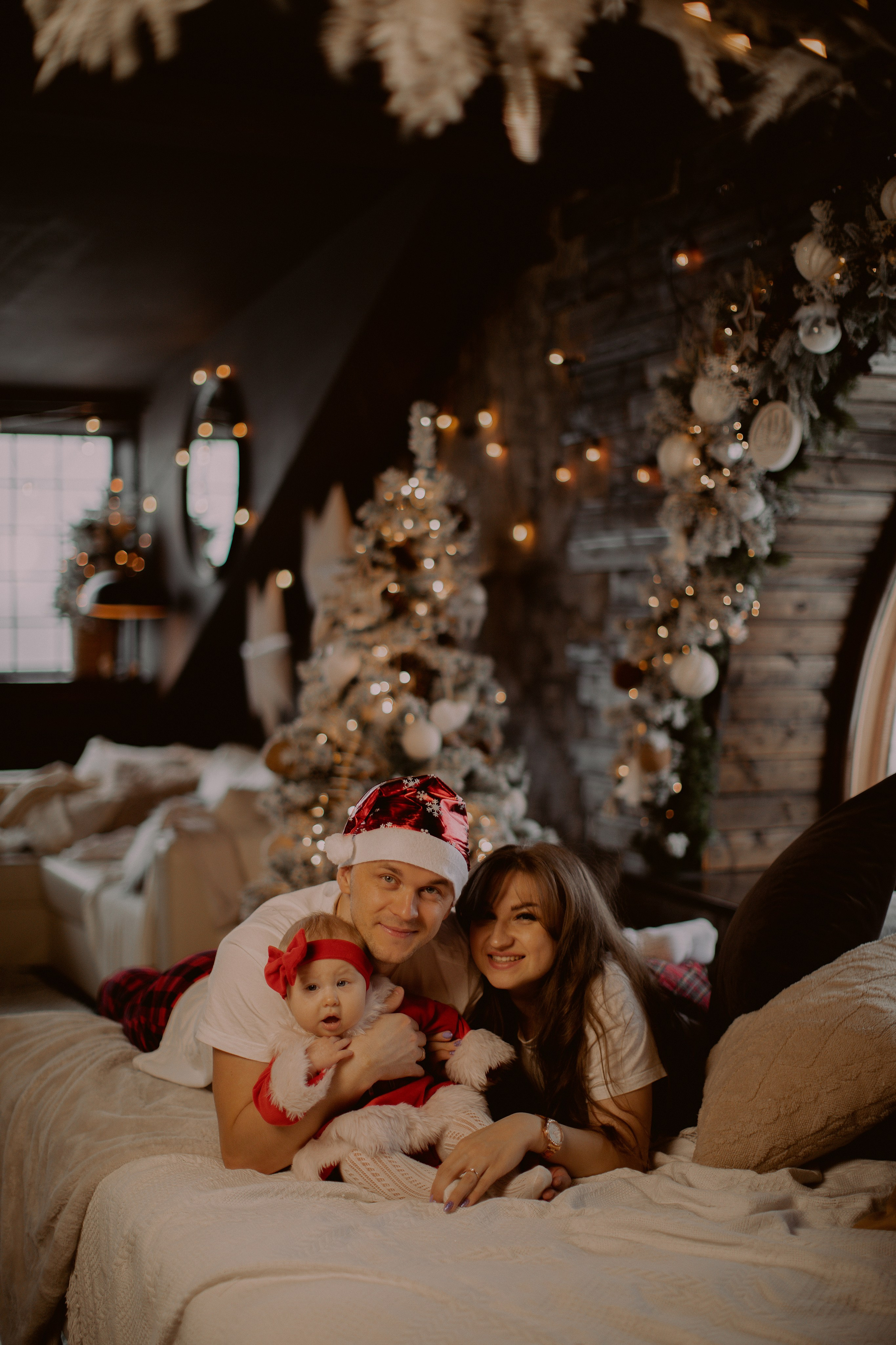 Первая новогодняя фотосессия малышки Эмилии. Фотограф в Нижнем Новгороде