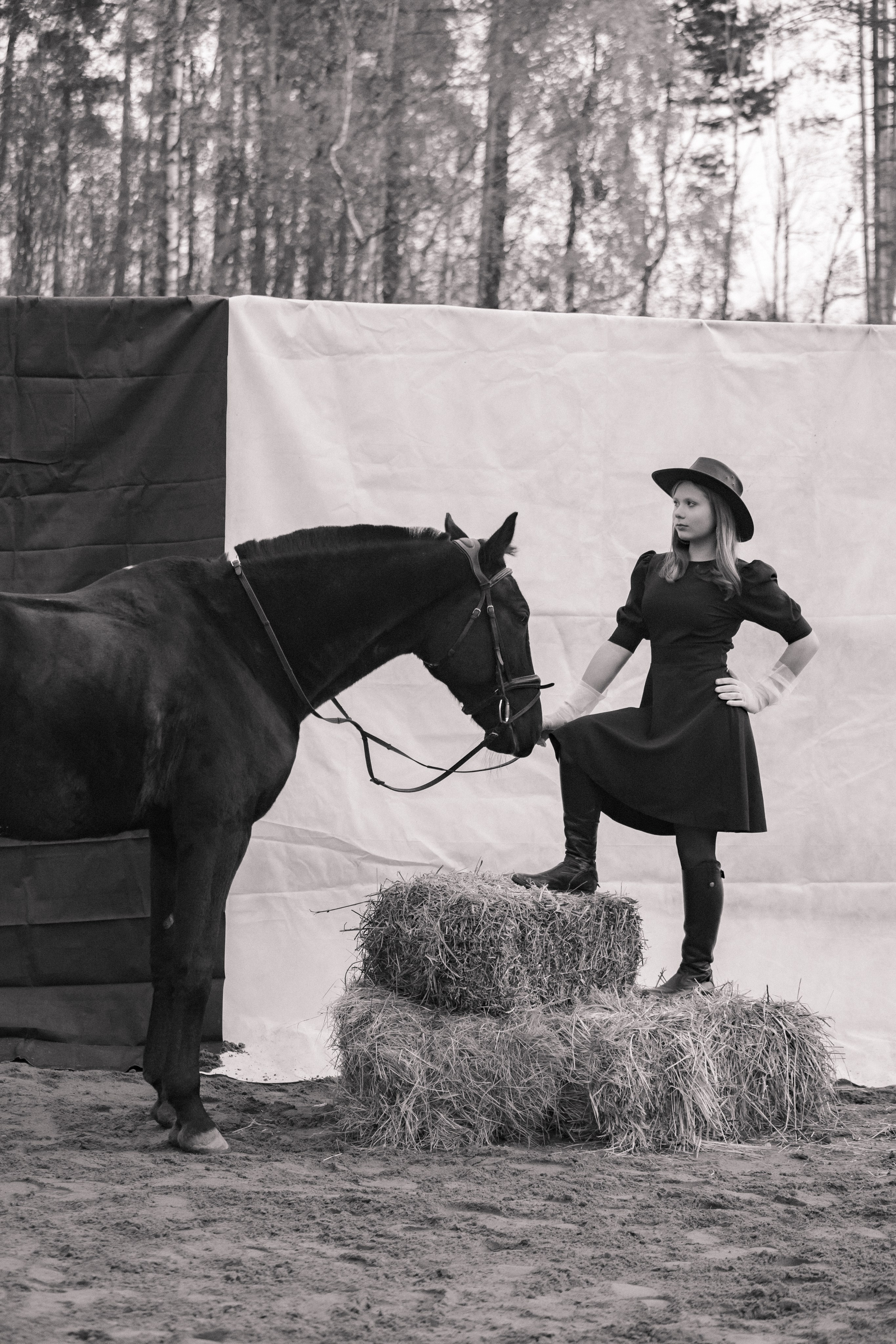 Проект DEFILE. Конный фотограф в Санкт-Петербурге Анна Лебедева