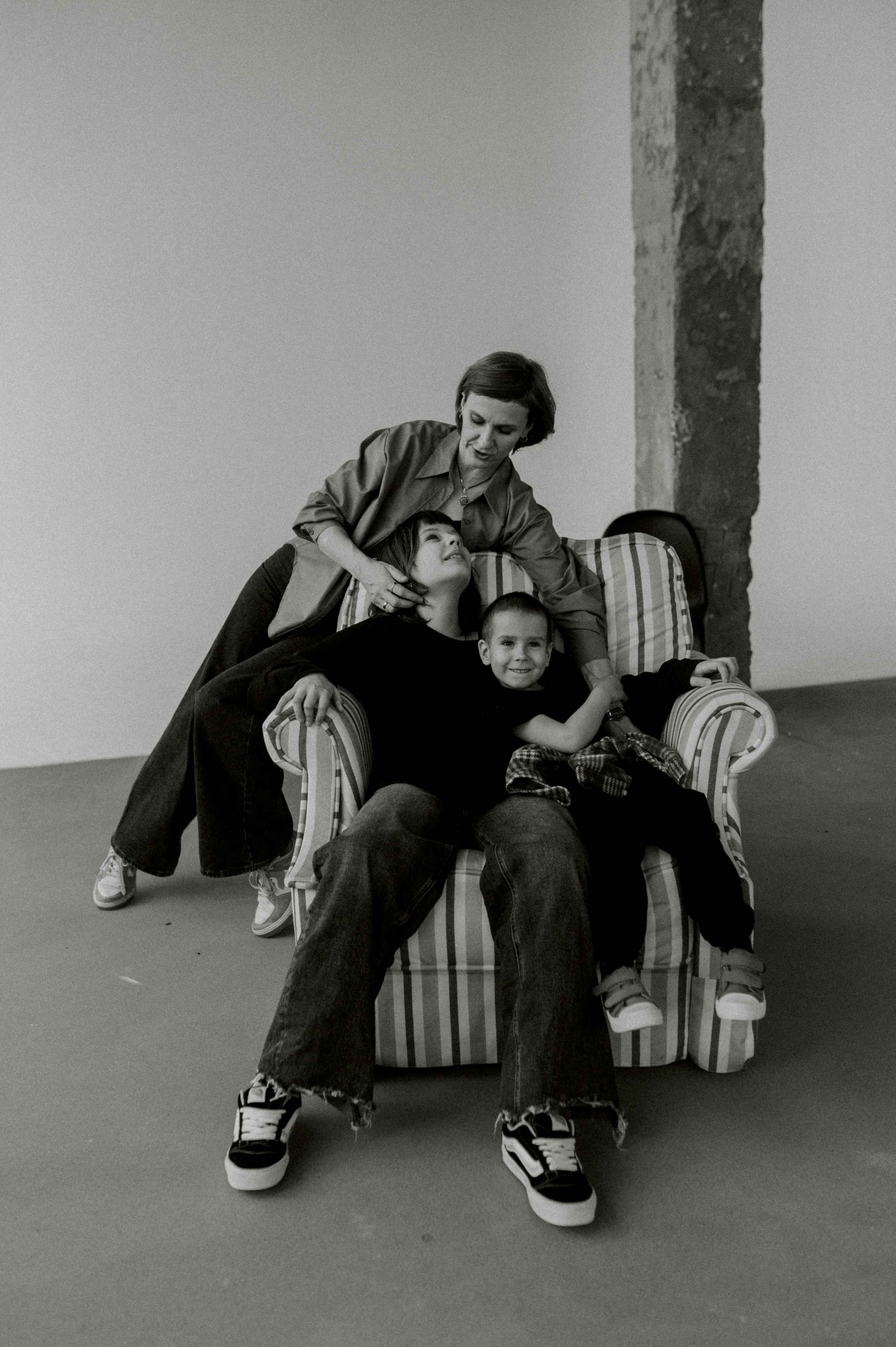 Наташа, Маша и Ванюшка. Фотограф Мария Стрелкова