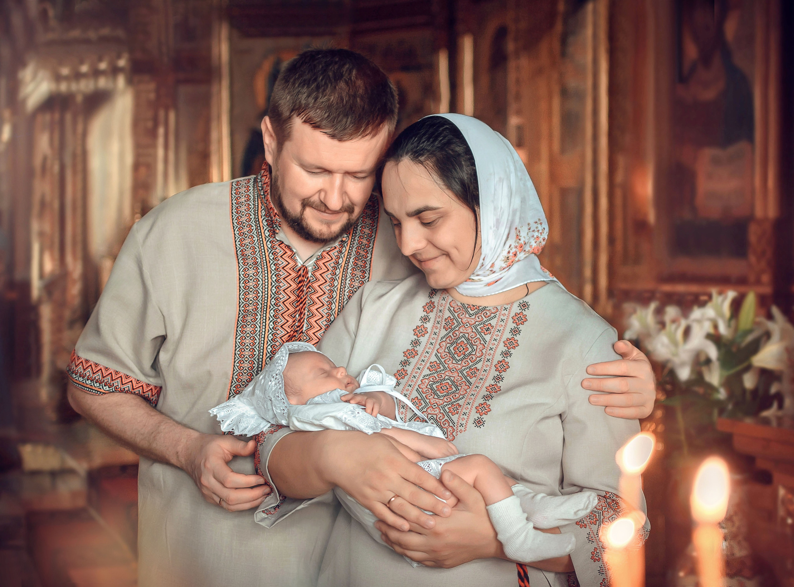 Таинство Крещения. Семейный и детский фотограф, фотограф на Крещение Венчание в Новосибирске Ксения Залешина