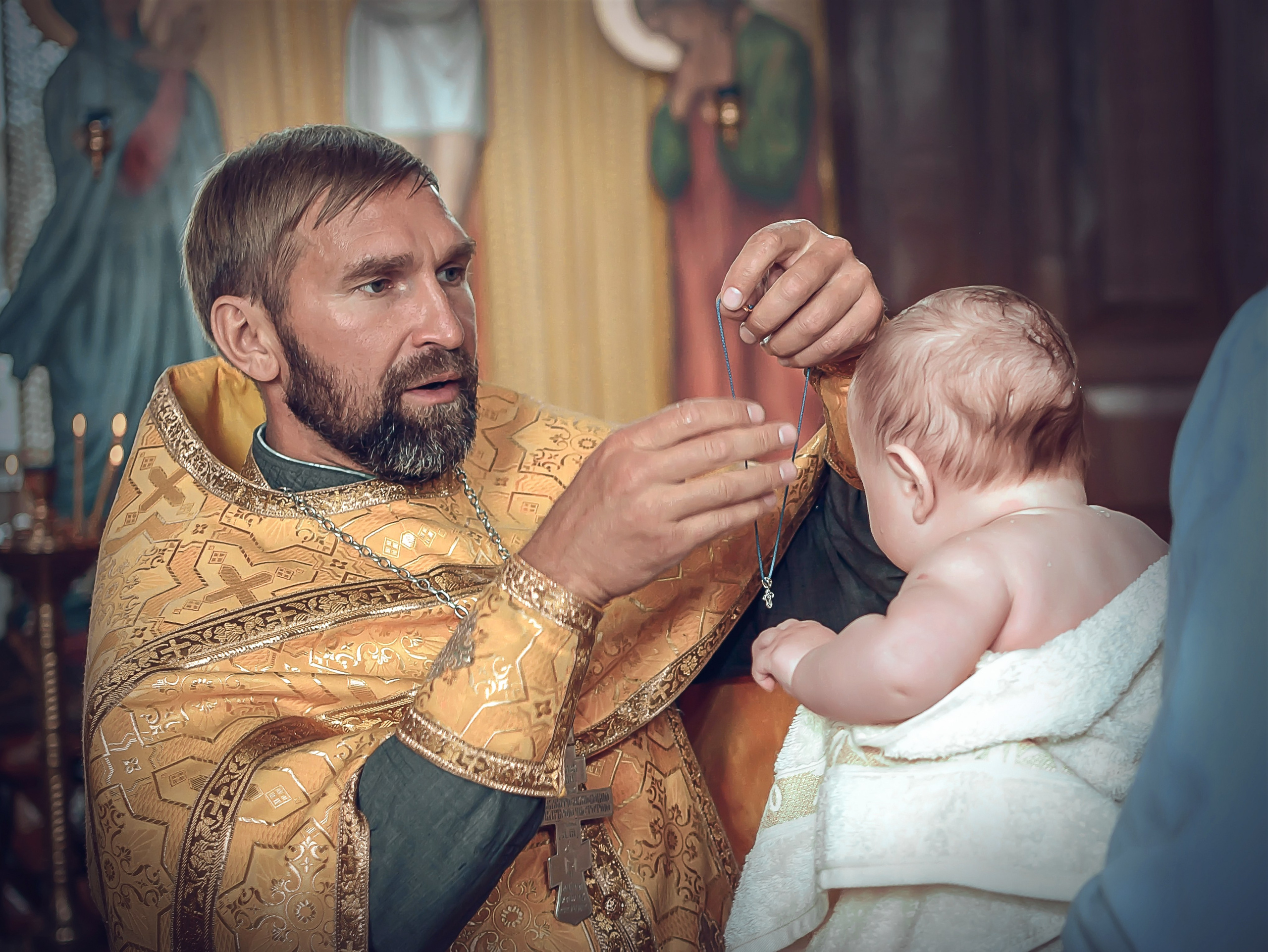Таинство Крещения. Семейный и детский фотограф, фотограф на Крещение Венчание в Новосибирске Ксения Залешина