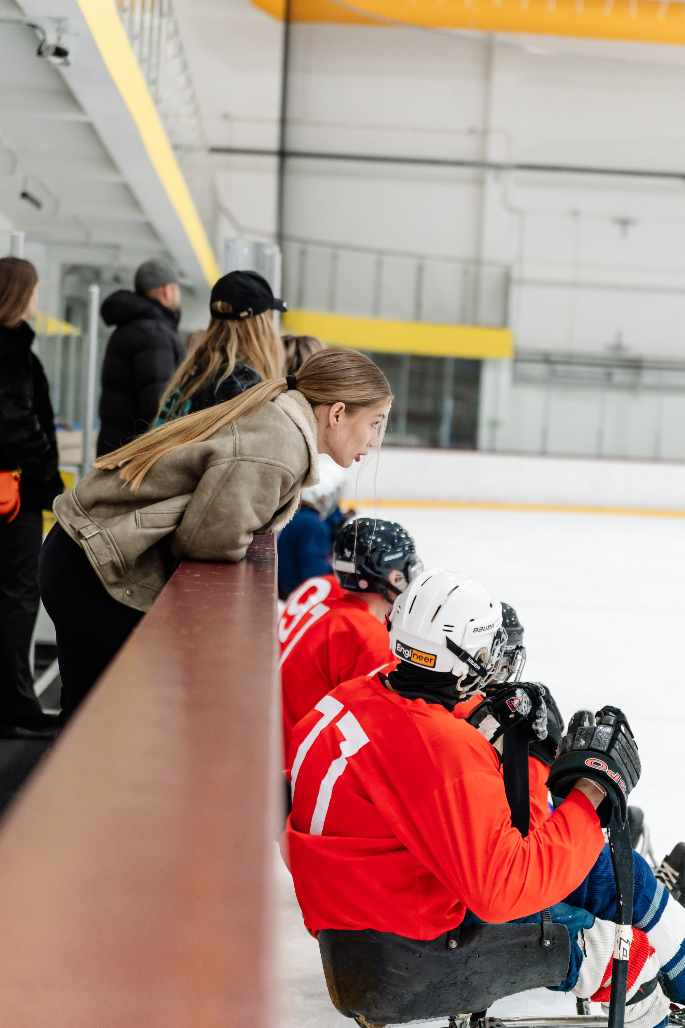 Игра в следж хоккей приуроченная 23.02.26 в арене Сталкер