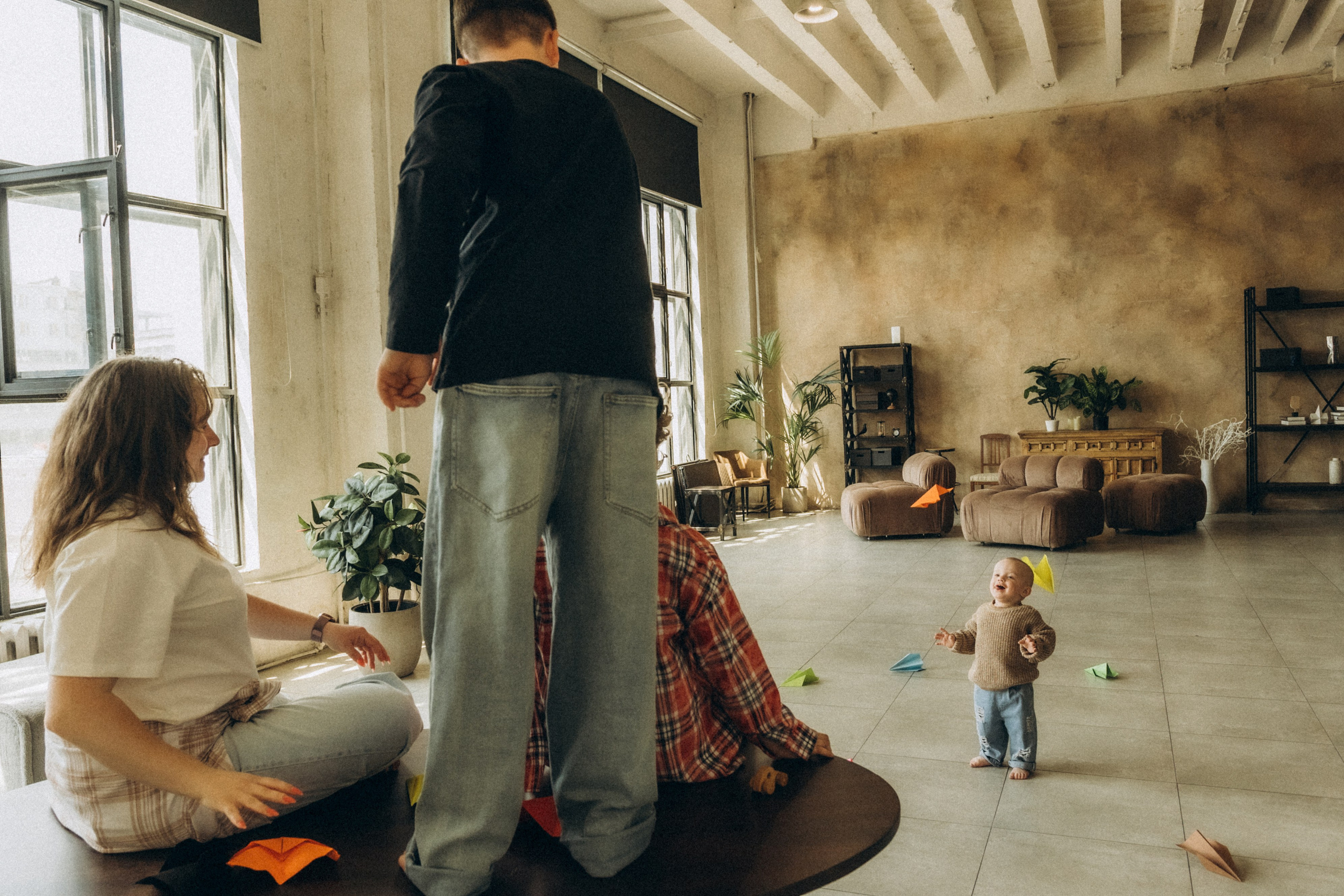 Ильнара и сыновья. Гаврилова Настя семейный фотограф lifestyle в Москве