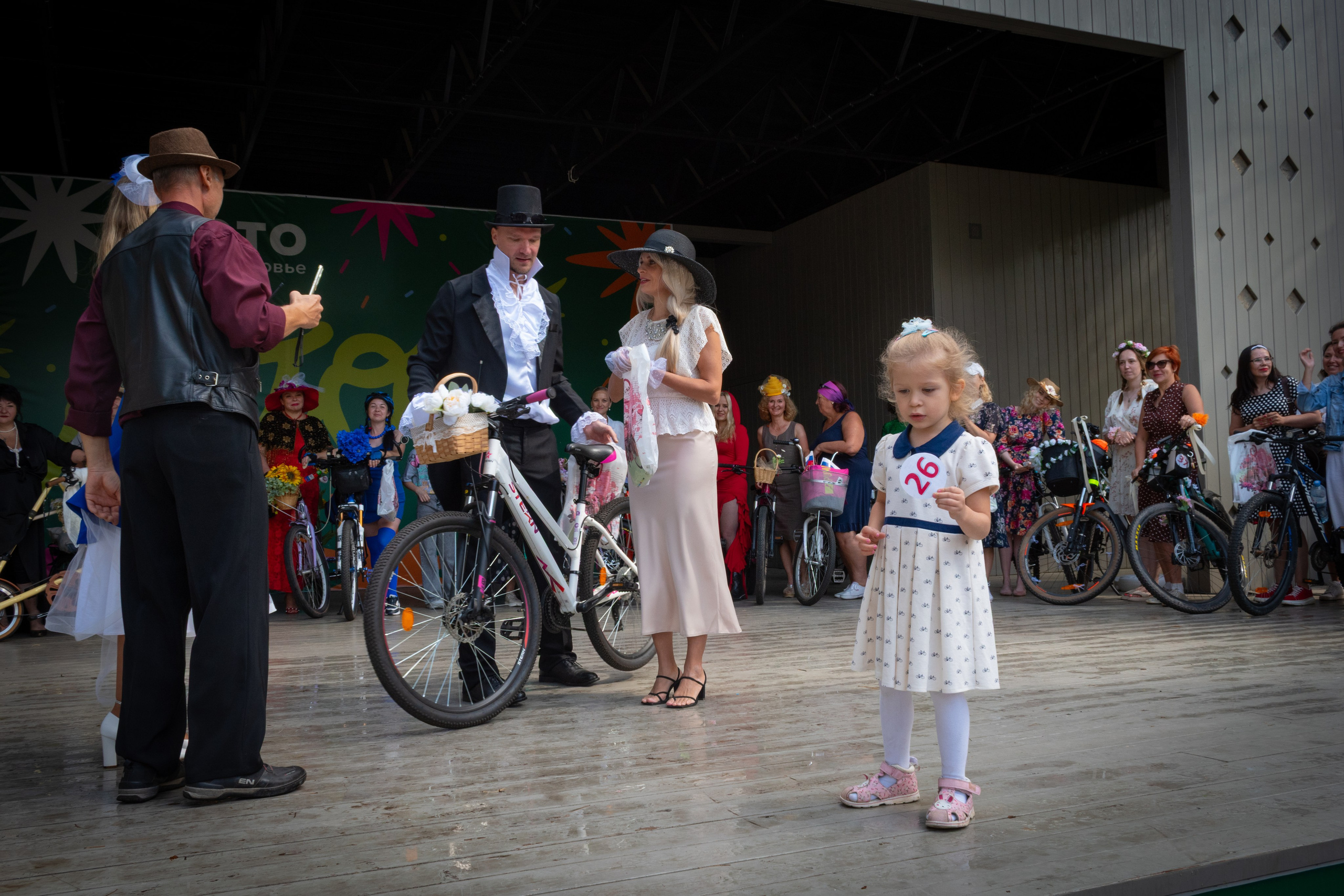 «Леди на велосипеде» — велопробег по г. Жуковскому 2025. Репортажный фотограф Сыбер Мартти