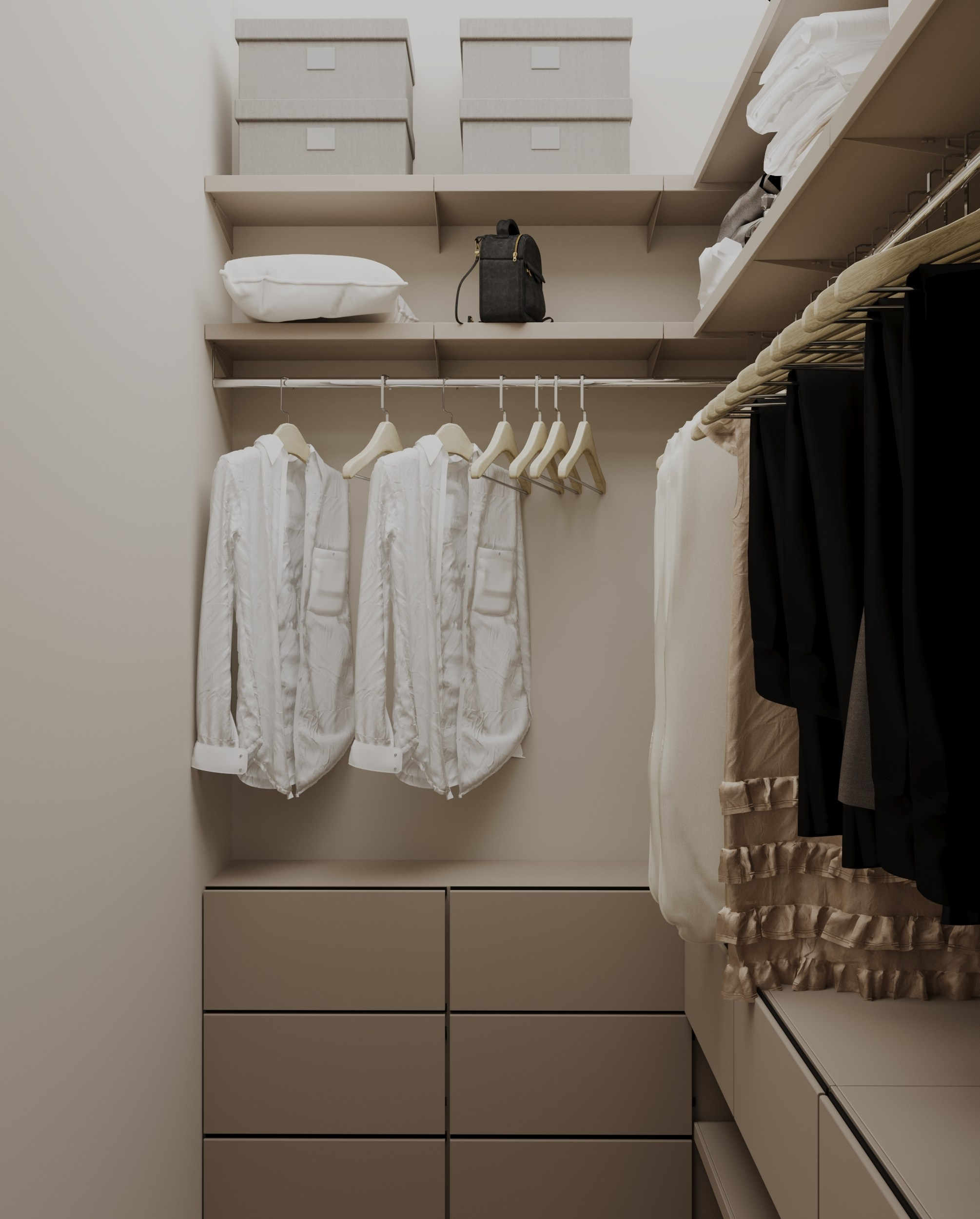 Спальня. 3D Визуализация интерьеров жилых и коммерческих помещений