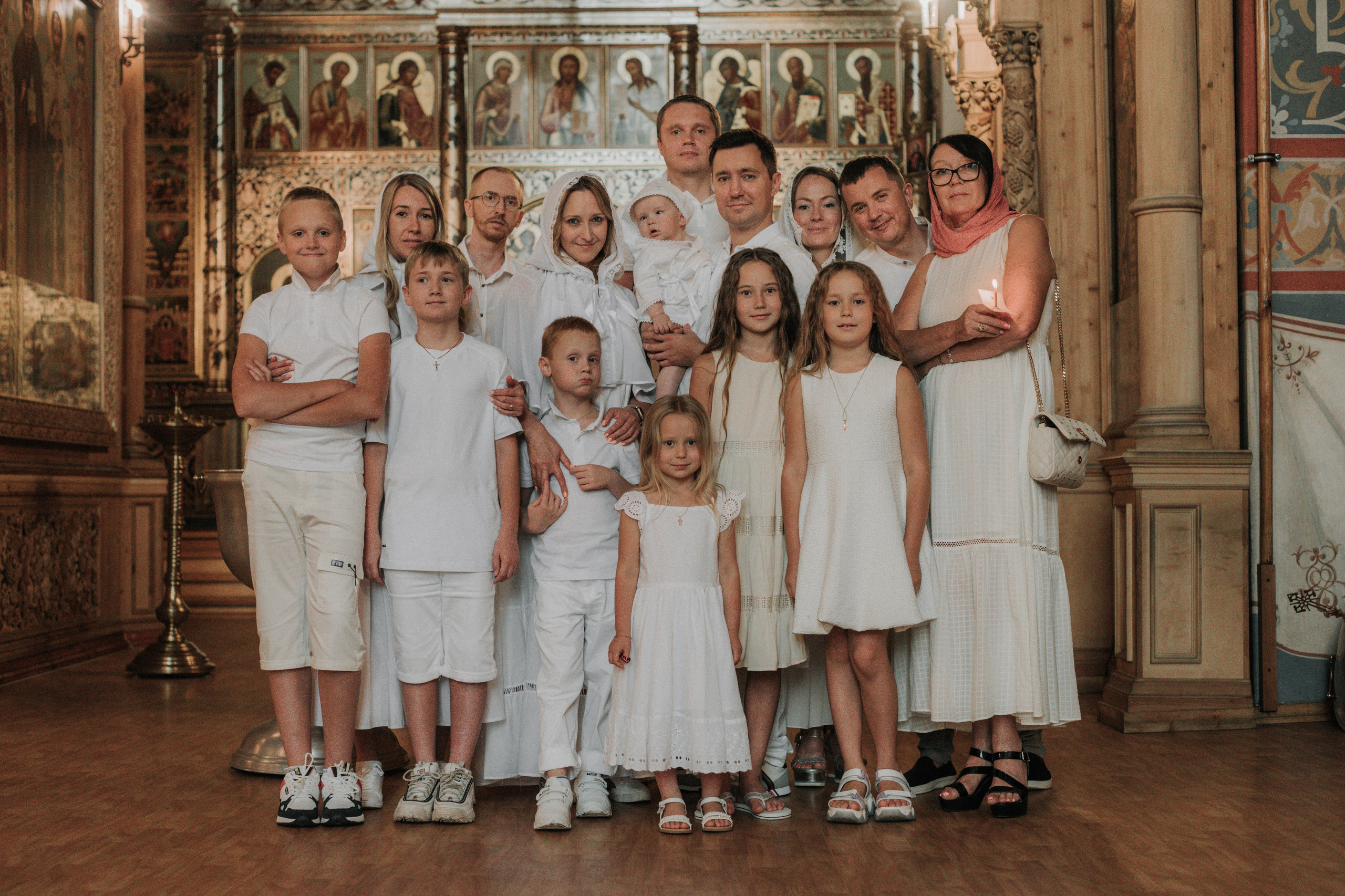 Фотосессия на крещение. Семейный фотограф в Москве Полина Ситникова