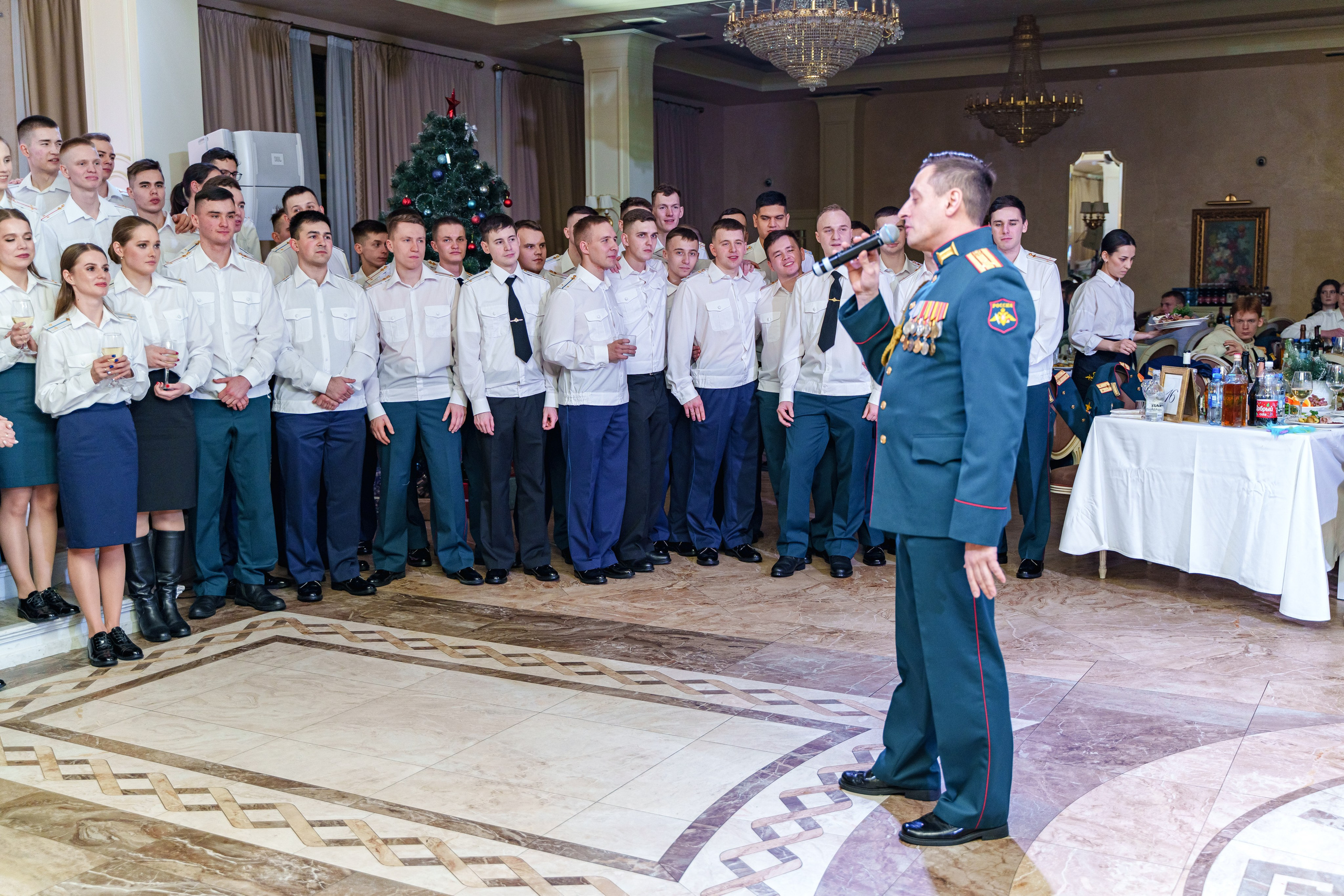 Фотосъемка выпуска военной академии и вручение дипломов