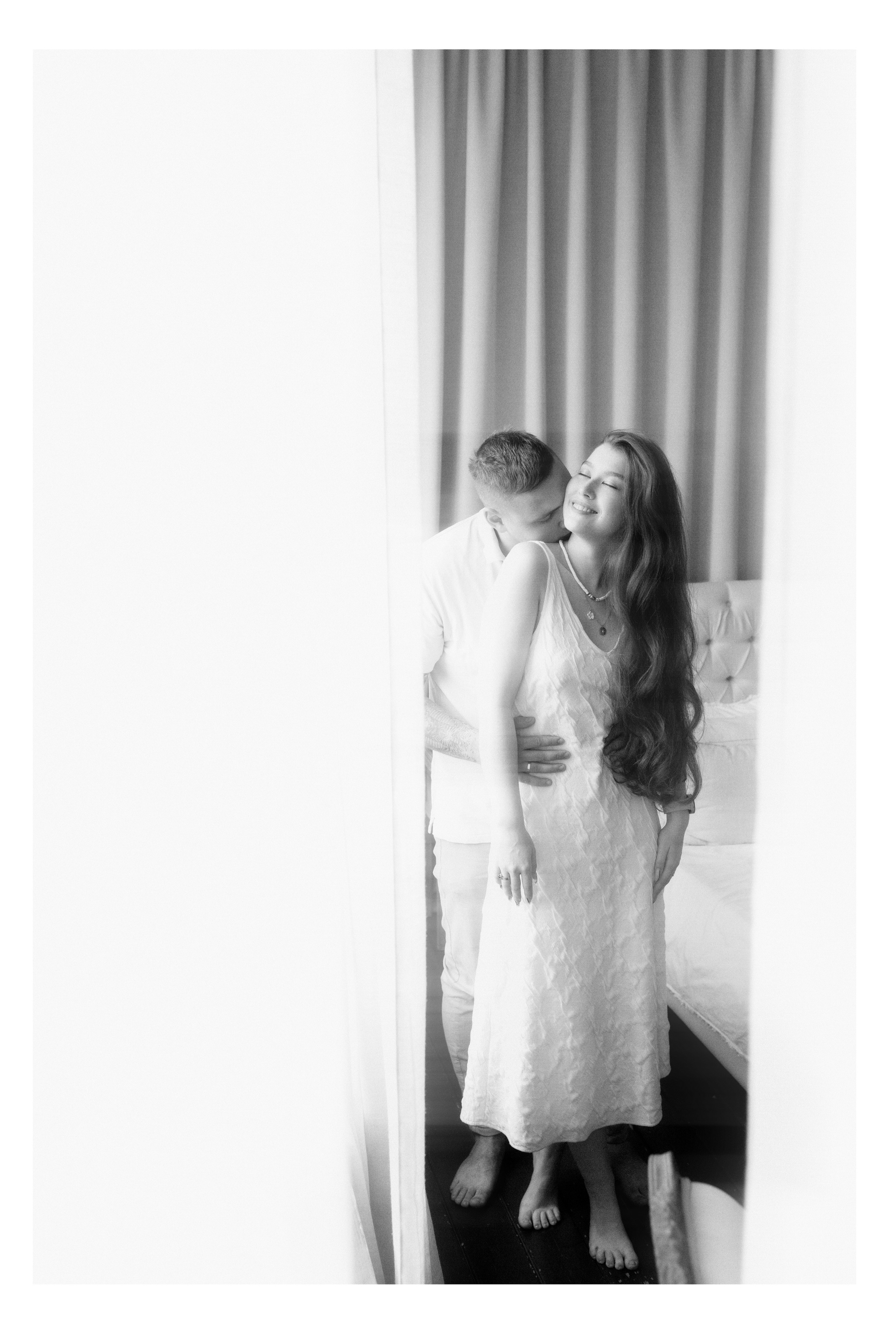 Студийная фотосессия прекрасной пары Арины и Юрия. Семейный и детский фотограф Майя Гришина