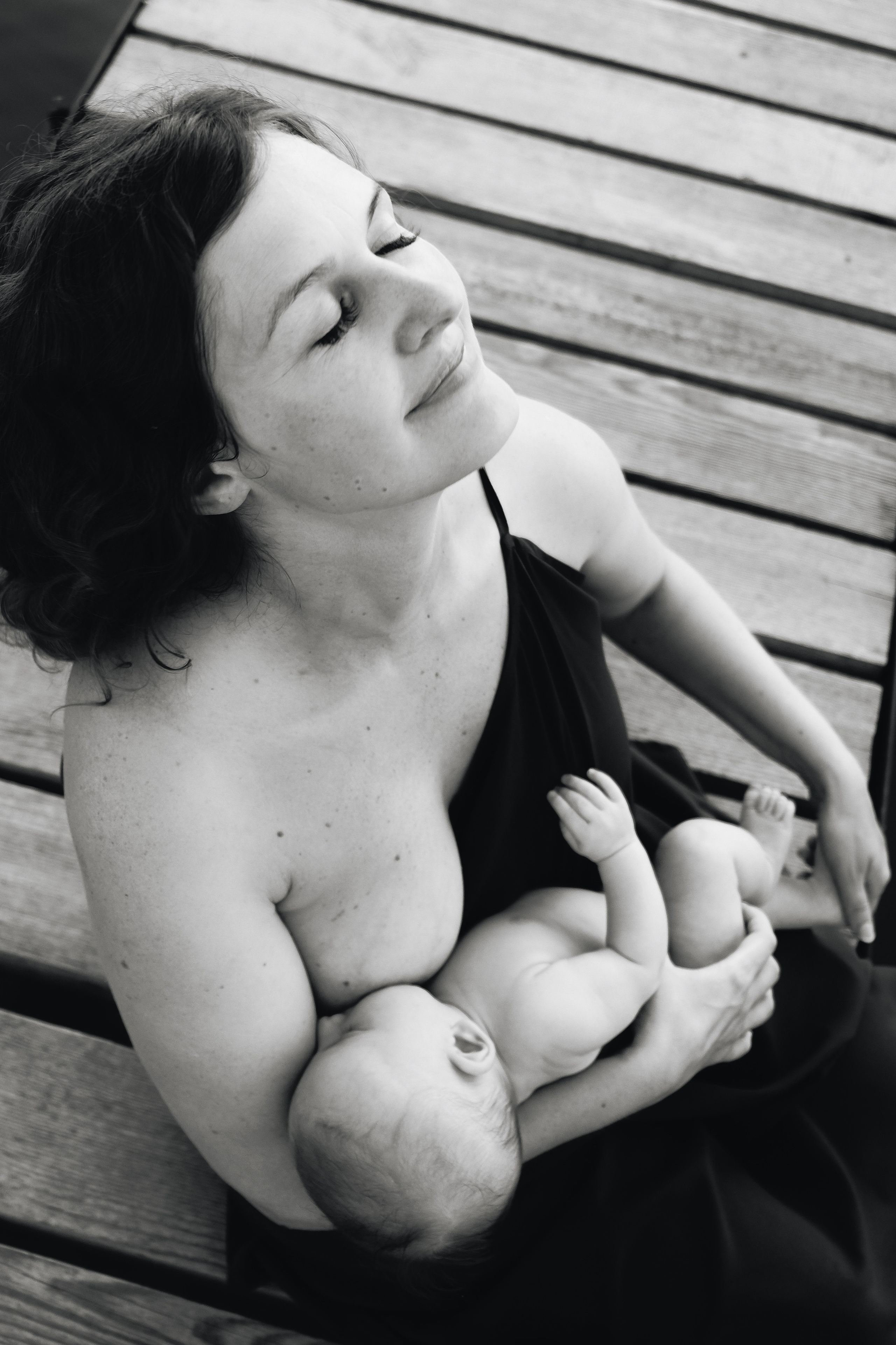 Елена с сыном. Фотограф Наташа Лисица