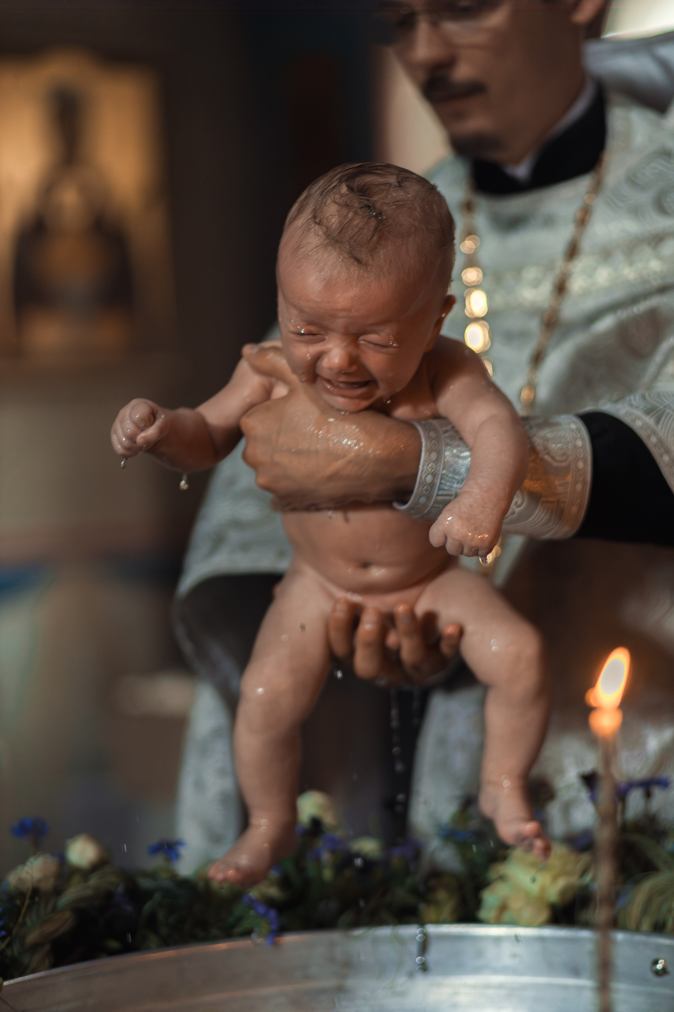 Крещение в Знаменской Церкви г. Переславль Залесский. Профессиональный фотограф в Москве и Мо Мария Шантарёва