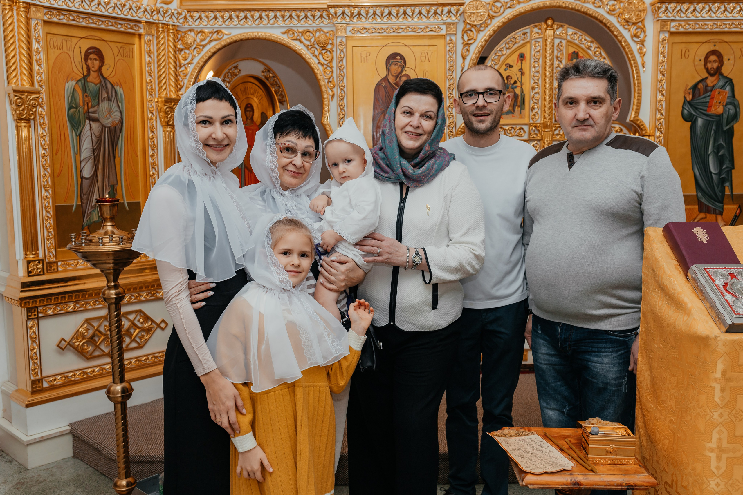 Крещение Георгий. Семейный и домашний фотограф в Москве и МО Королева Валерия