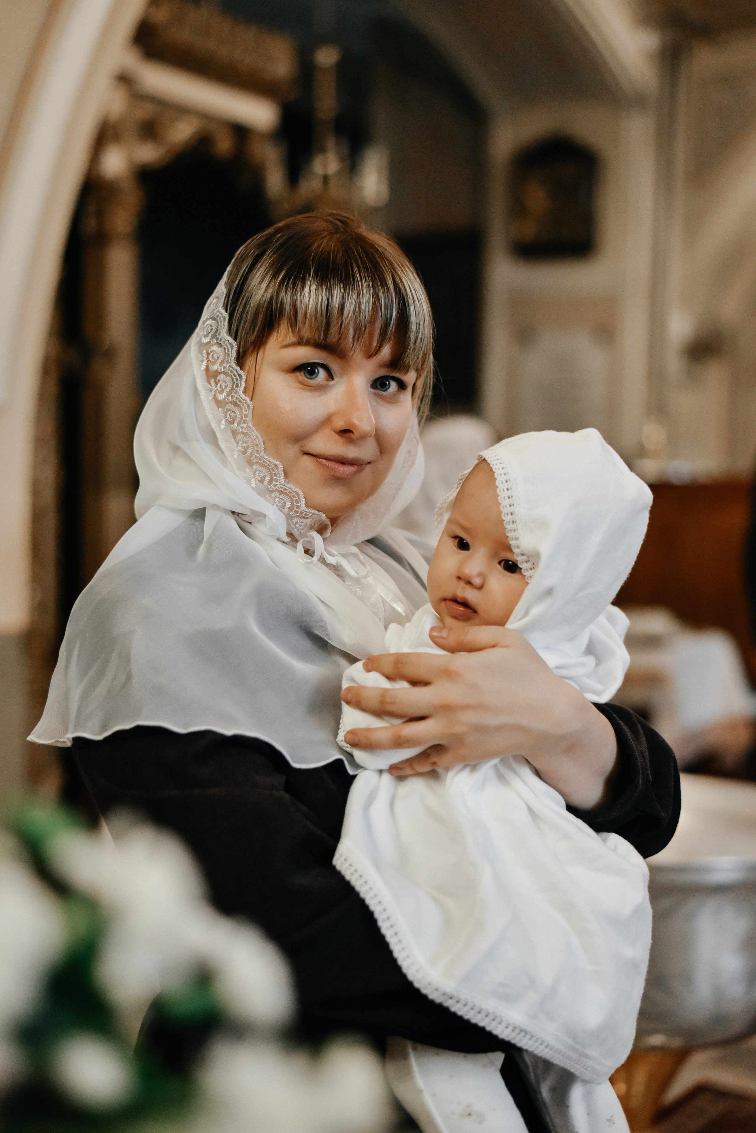 Съёмка таинства Крещения. Фотограф в Москве и Королёве Сутягина Мария