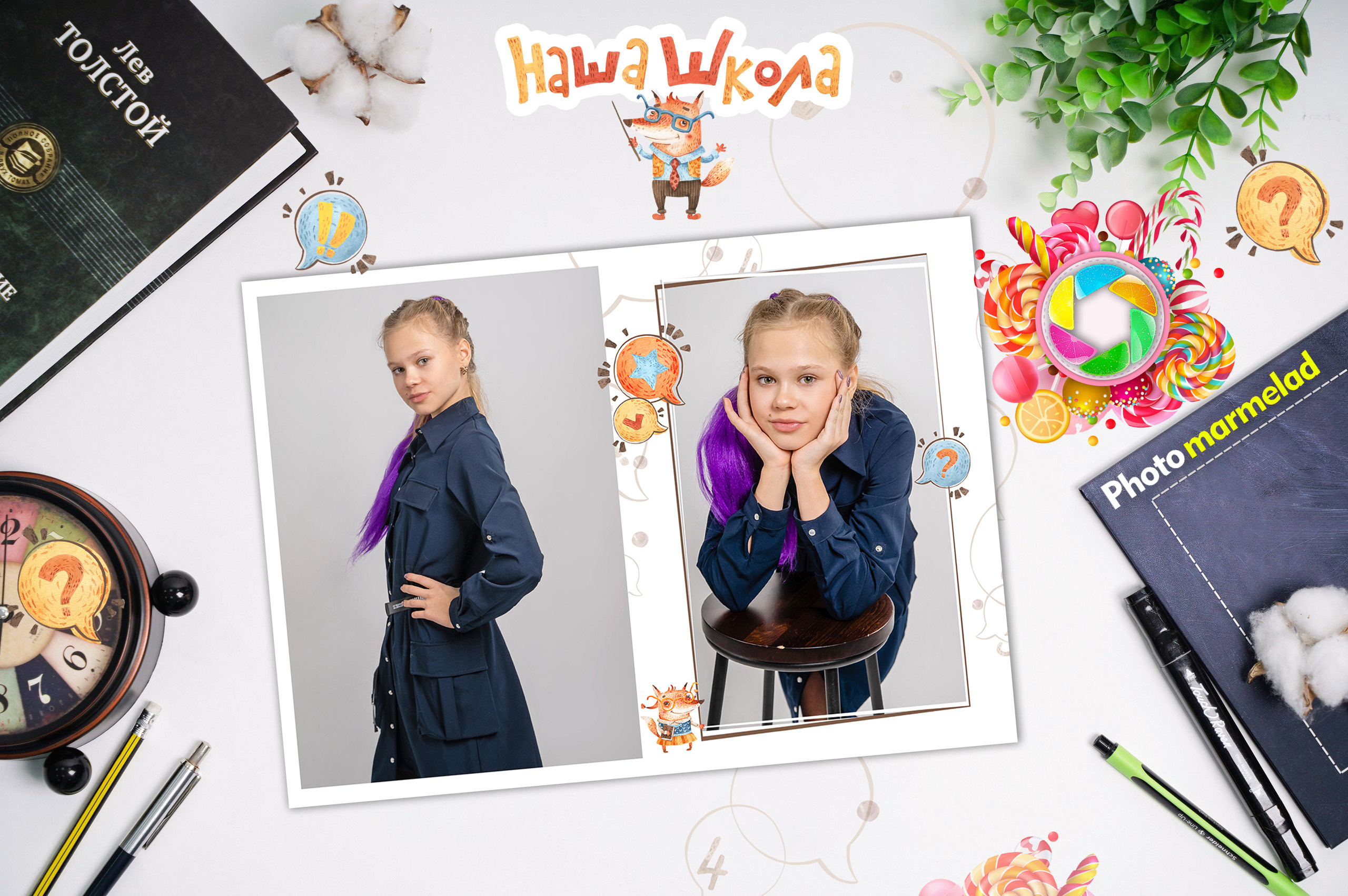 Макет «Лисы» 3700 р. Семейный и детский фотограф в Нефтеюганске Виктория Кудрявцева