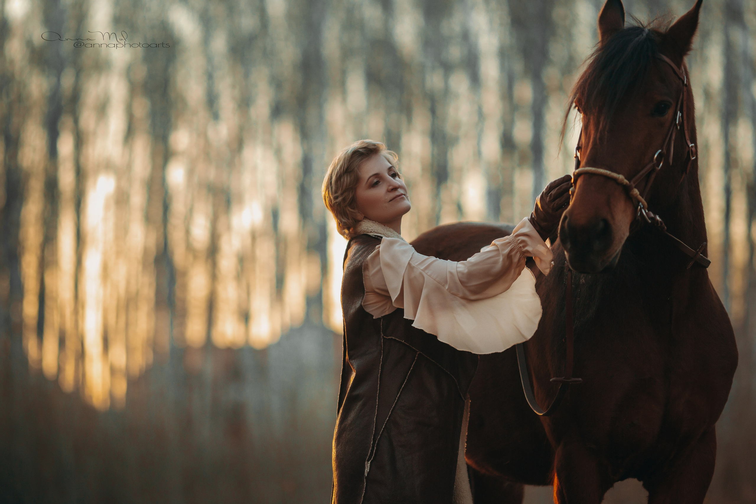Наталья и Талисман. Анна Молчанова конный фотограф в Тюмени | фотосессии с лошадьми Тюмень
