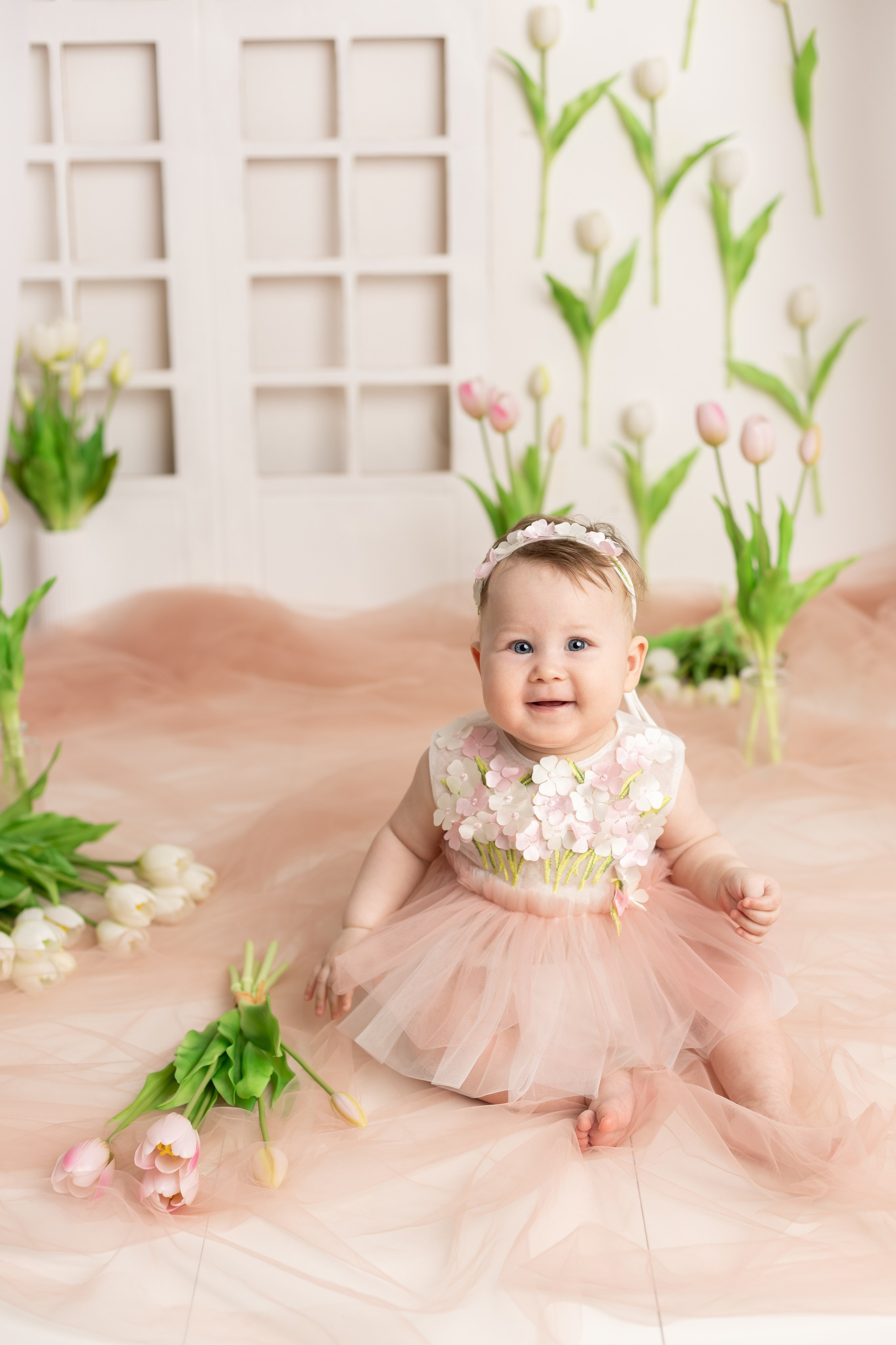 Весенний фотопроект для детей с рождения до года. Фотограф новорожденных, детский фотограф в г. Оренбурге Екатерина Козлова